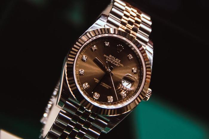 Does the second hand on a rolex tick best sale