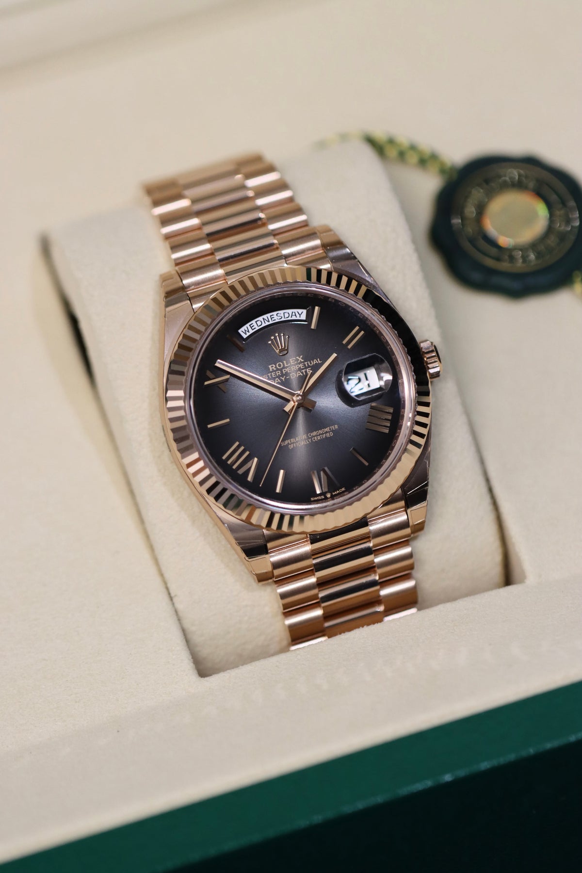 Rolex Day-Date 40 Slate Ombré