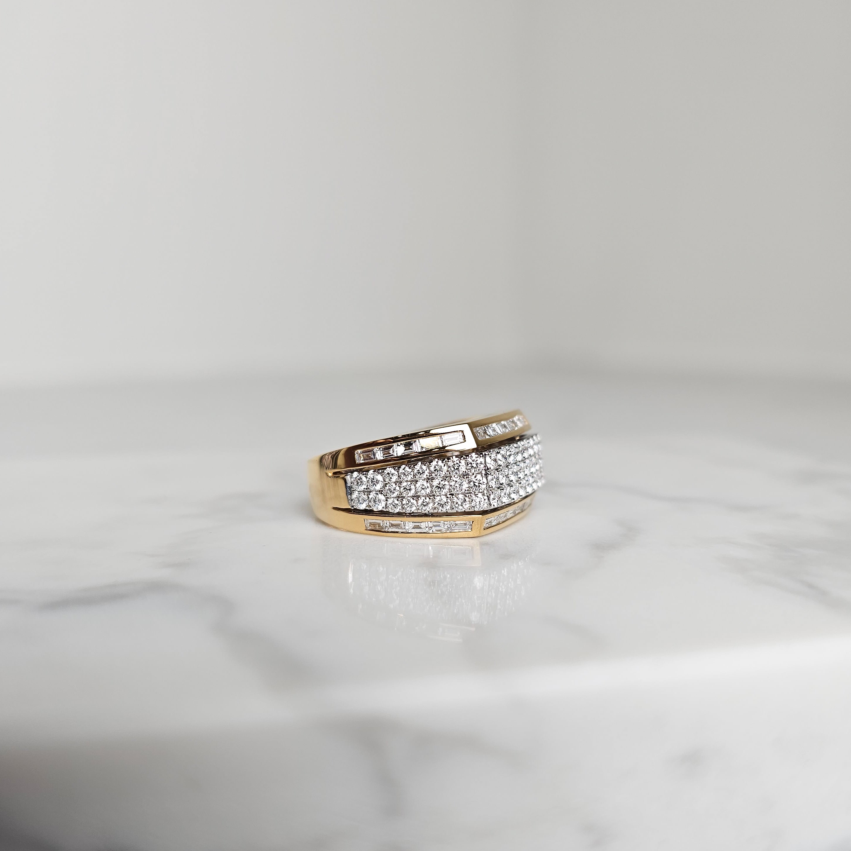 Custom │ Baguette Diamond Ring