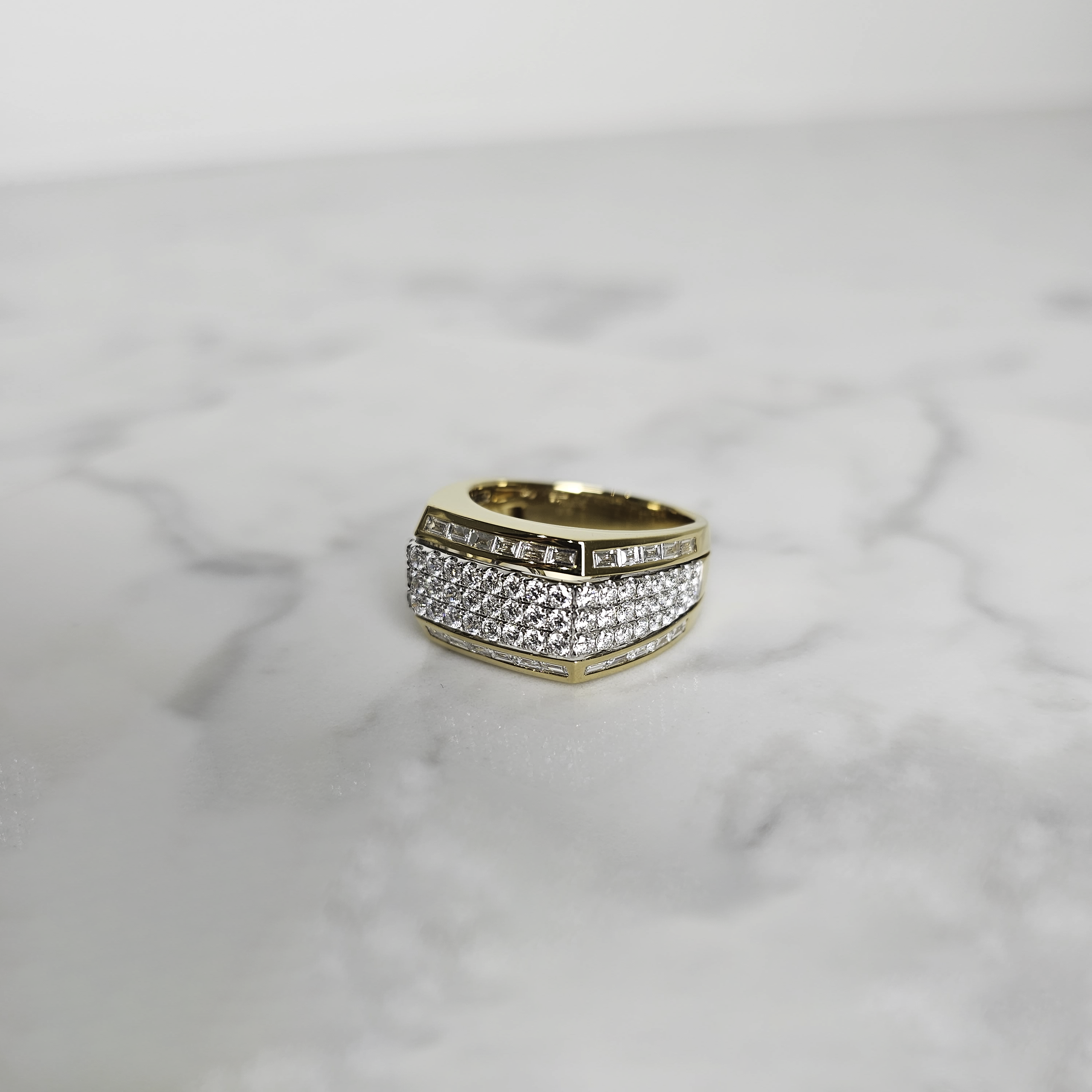 Custom │ Baguette Diamond Ring