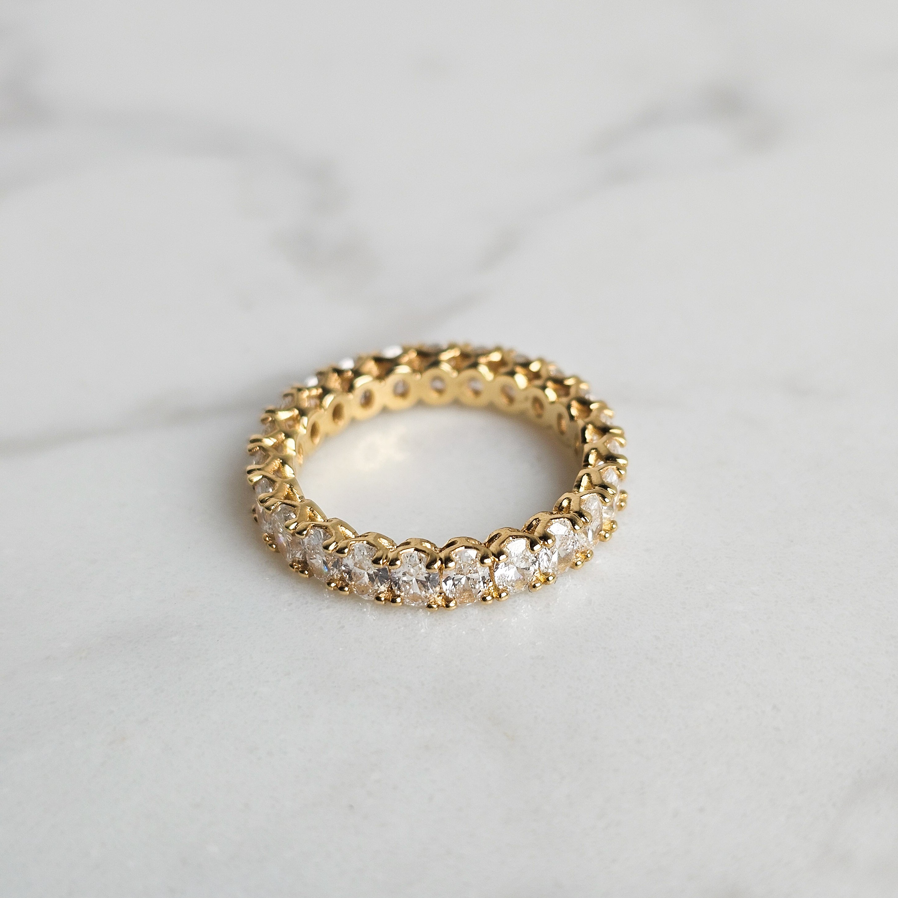 Diamond Eternity Band - Oval Cut