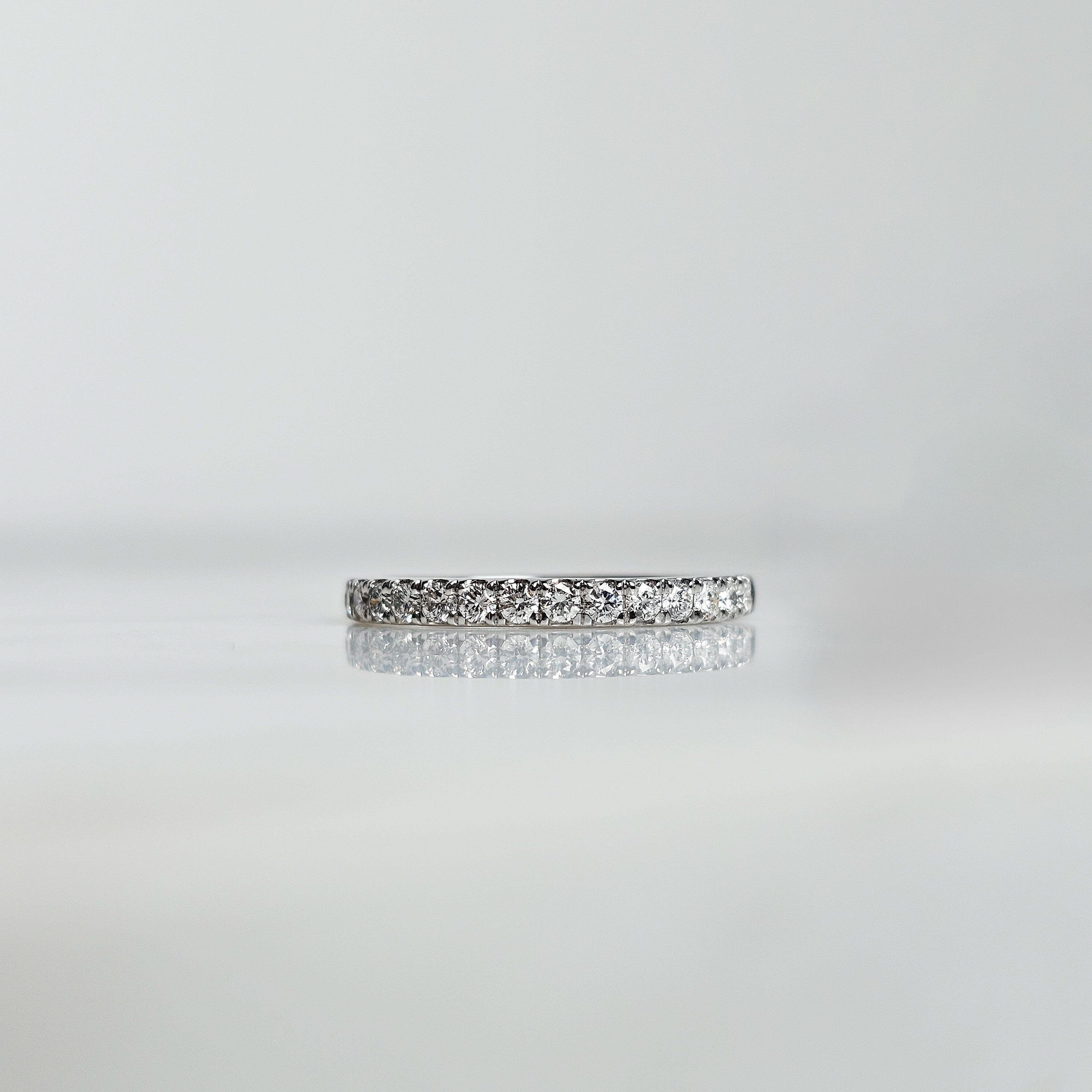 Diamond Half Eternity Band - Round Brilliant Cut