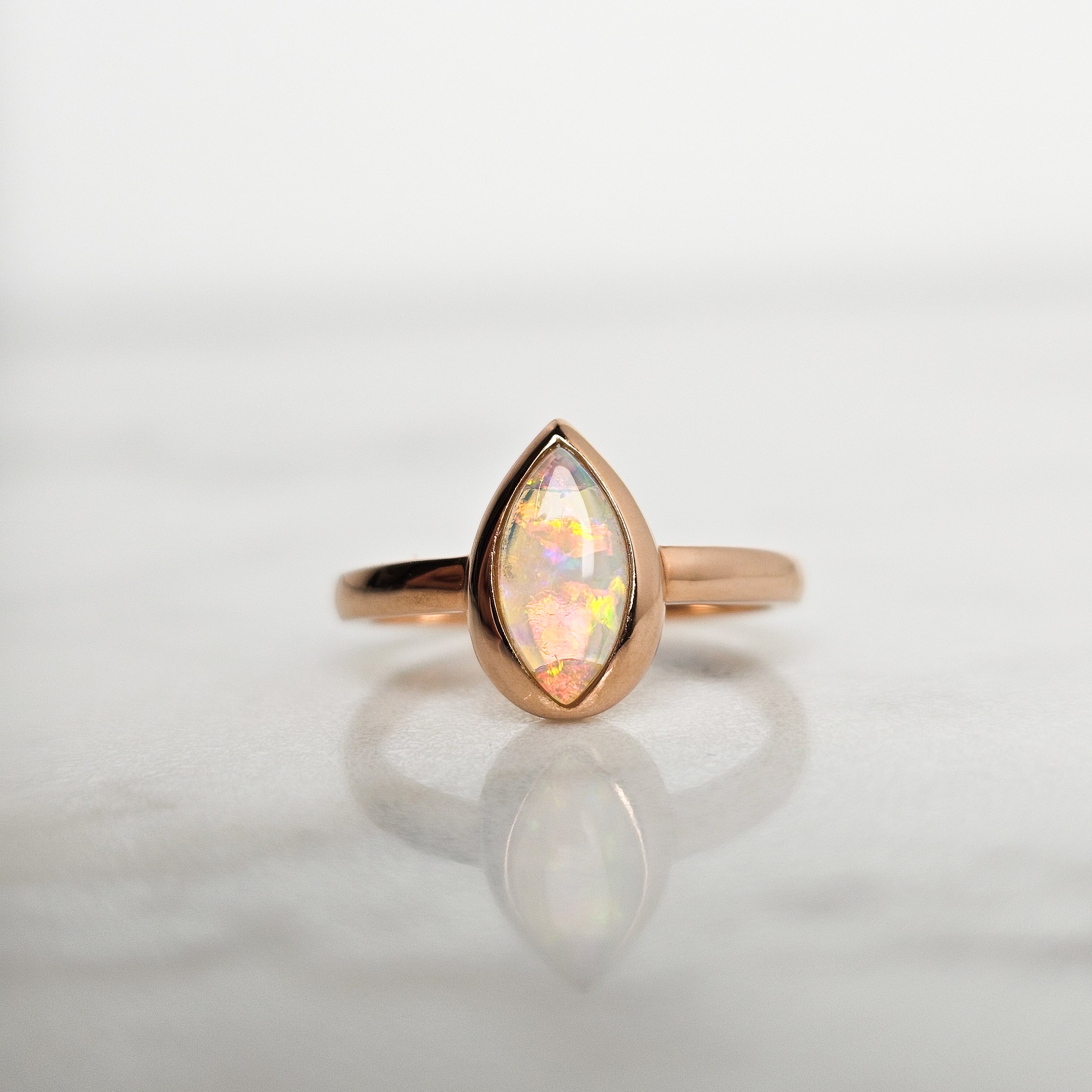 Marquise Opal Ring