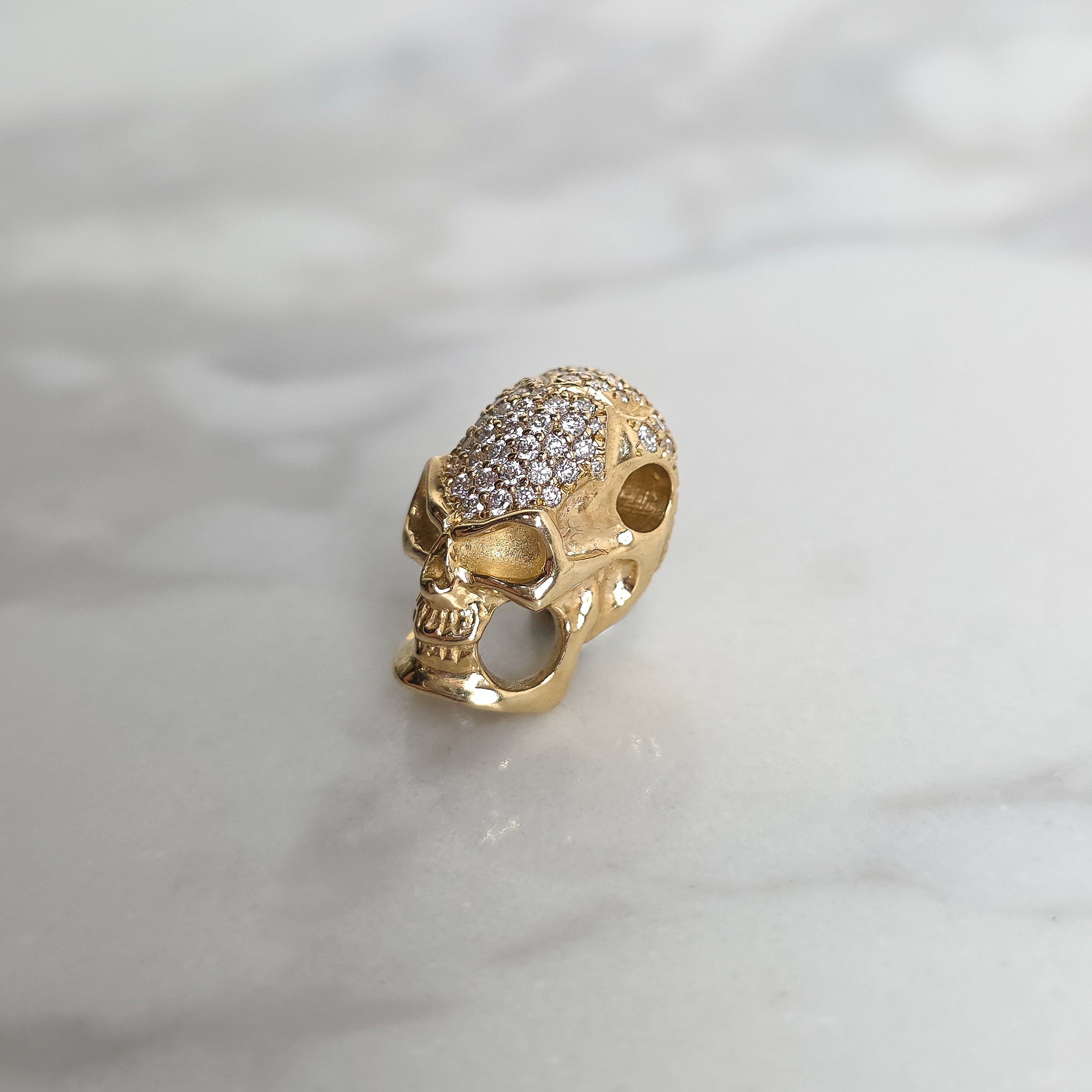 Pavé Skull Pendant