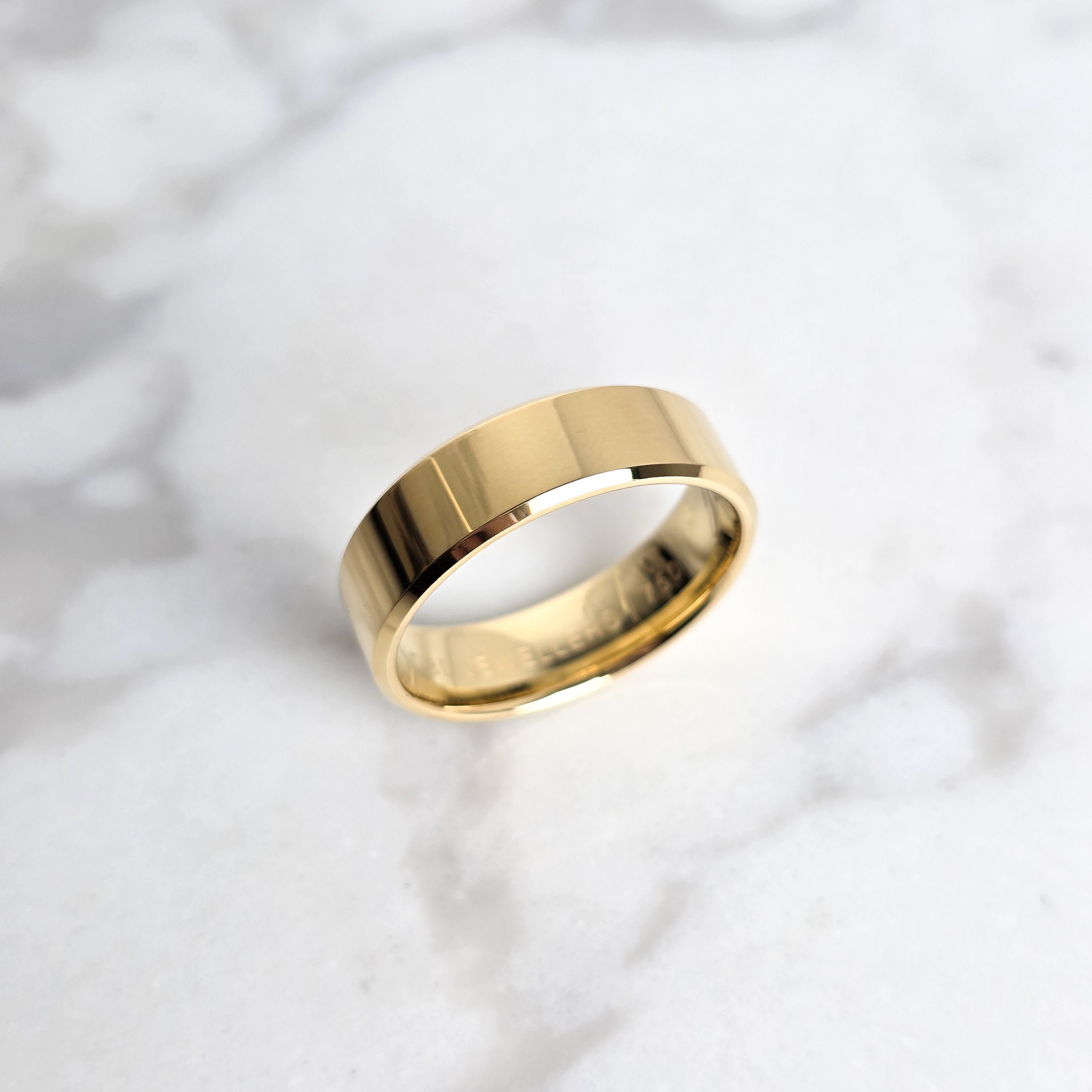 Bevelled Edge 6mm Band