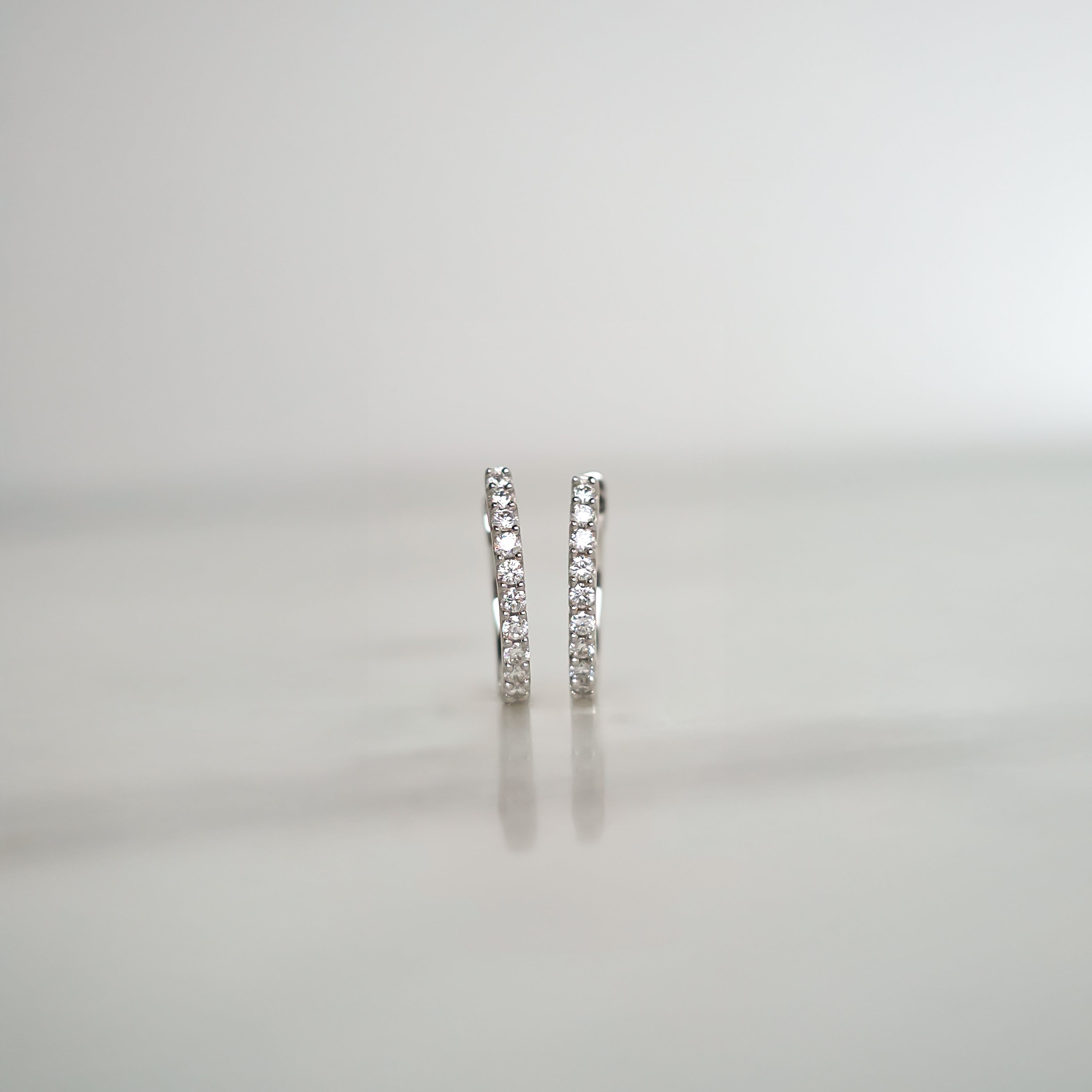 Mini Diamond Huggies