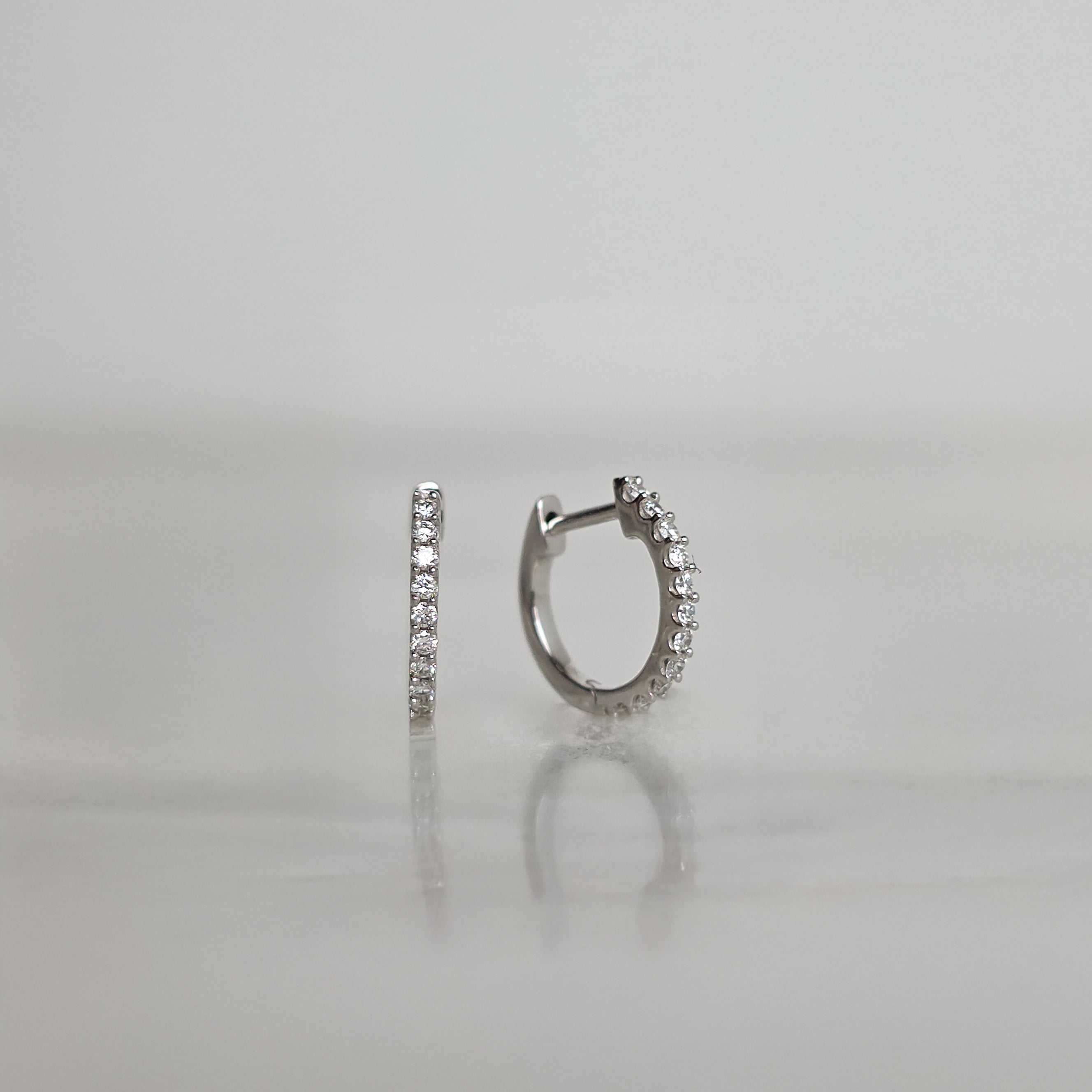 Mini Diamond Huggies
