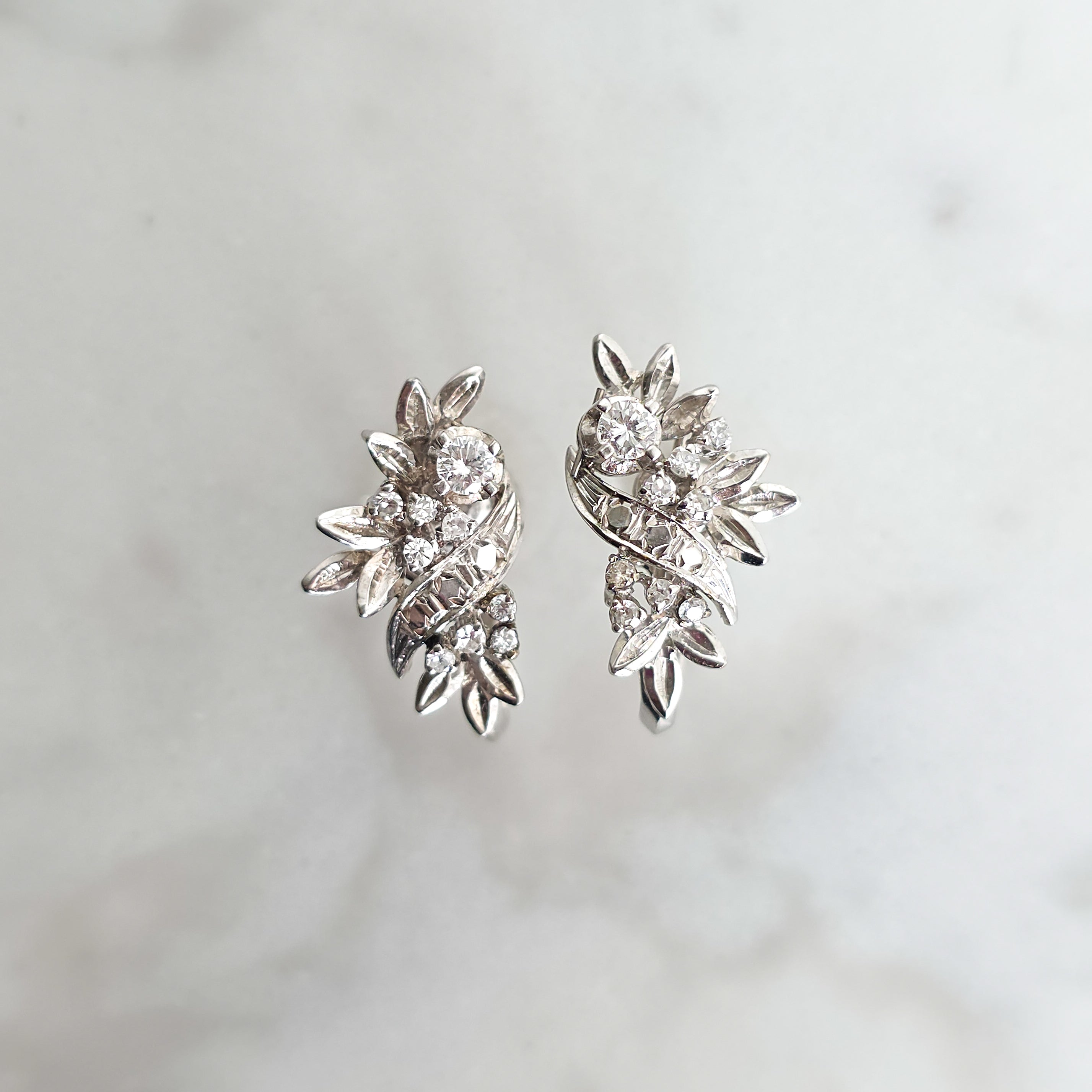 Floral Clip Ear Cuff
