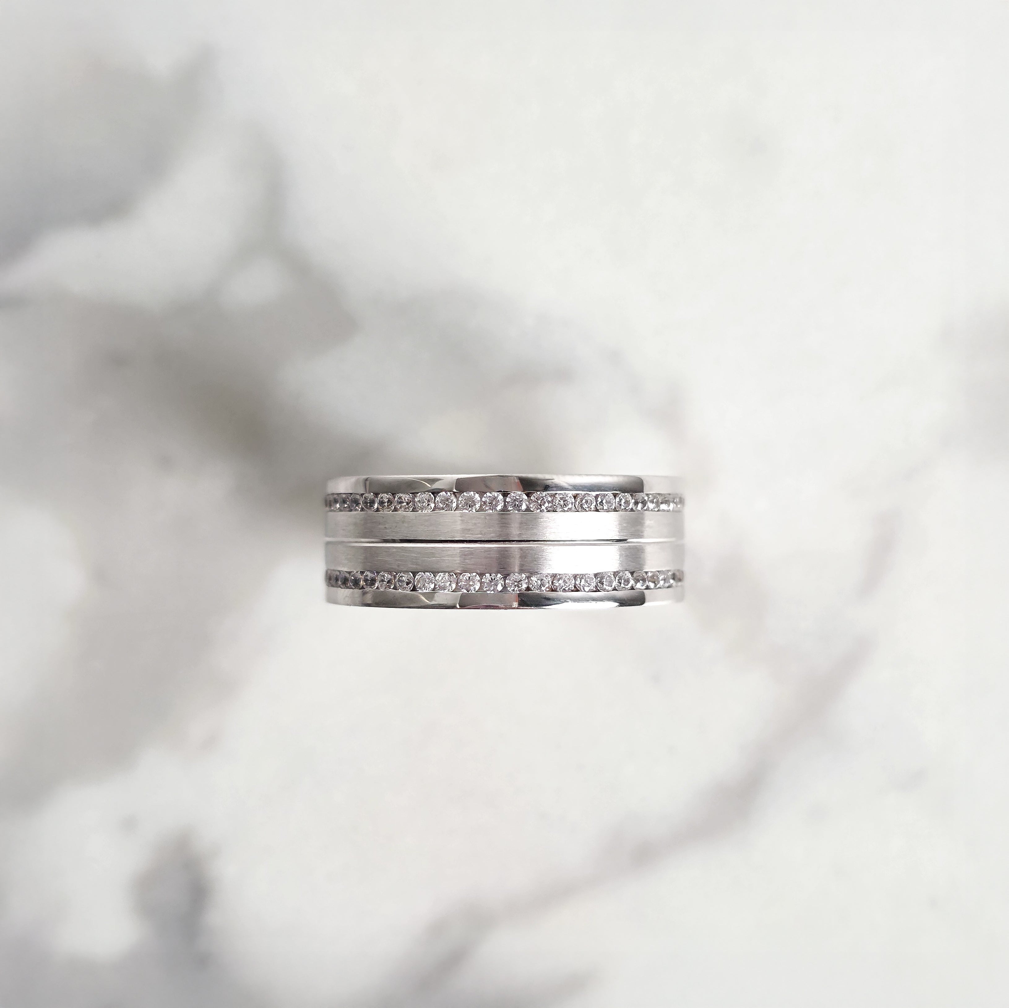 Custom │ Double Eternity Band
