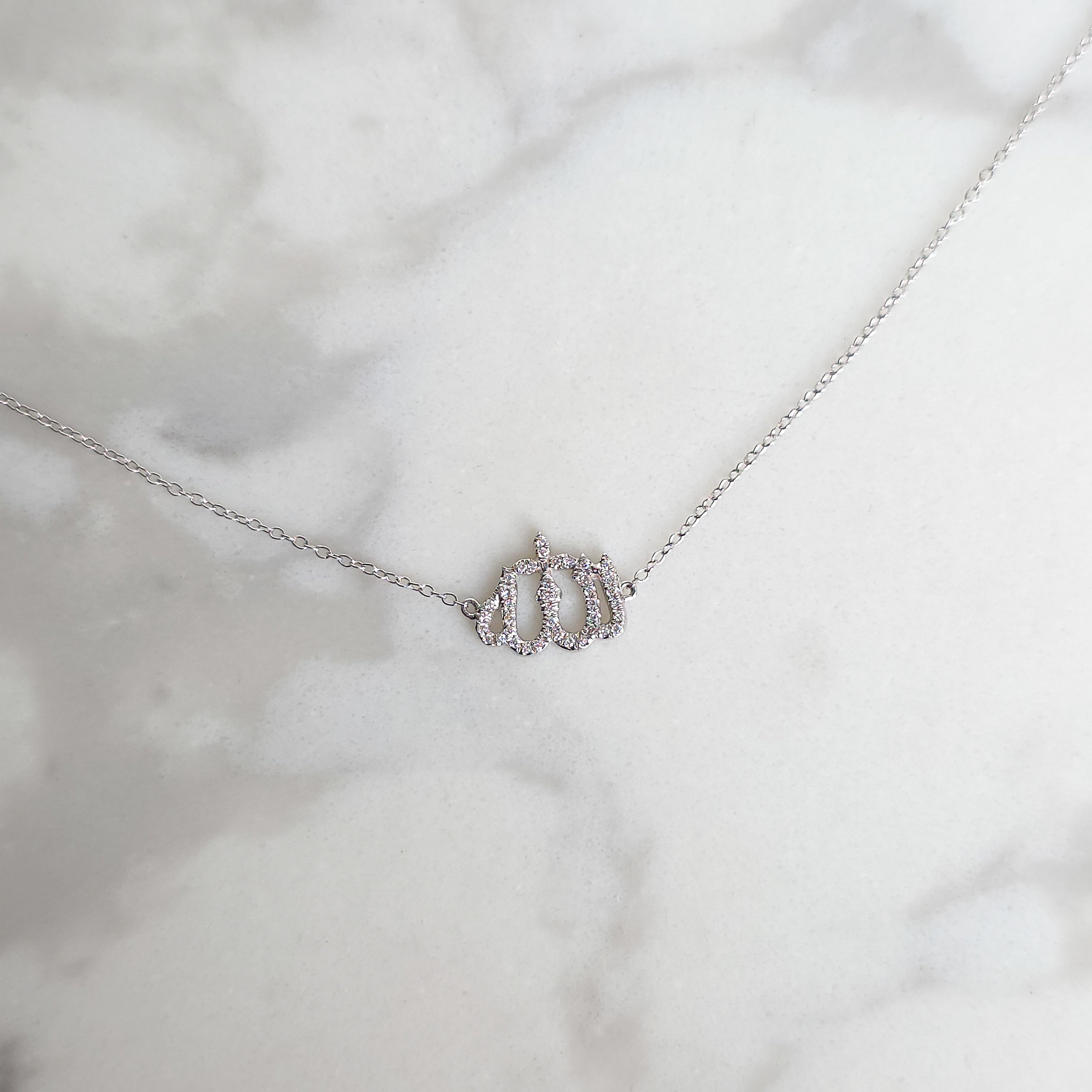 Diamond Allah Necklace
