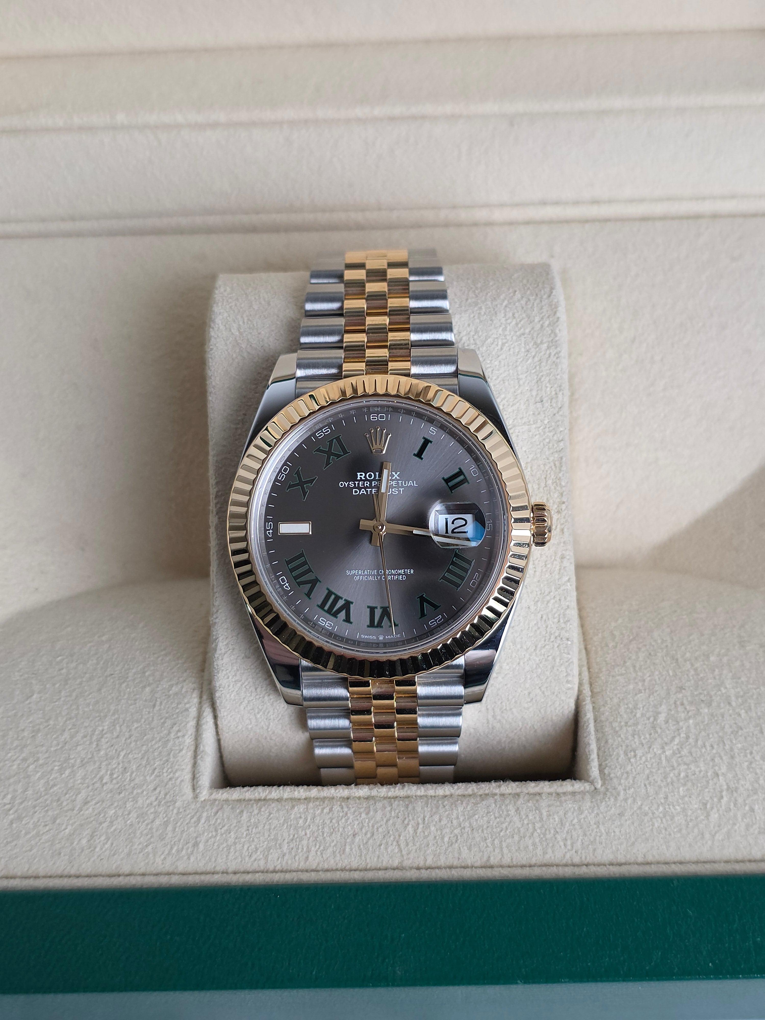 Rolex Datejust 41mm Wimbledon Dial
