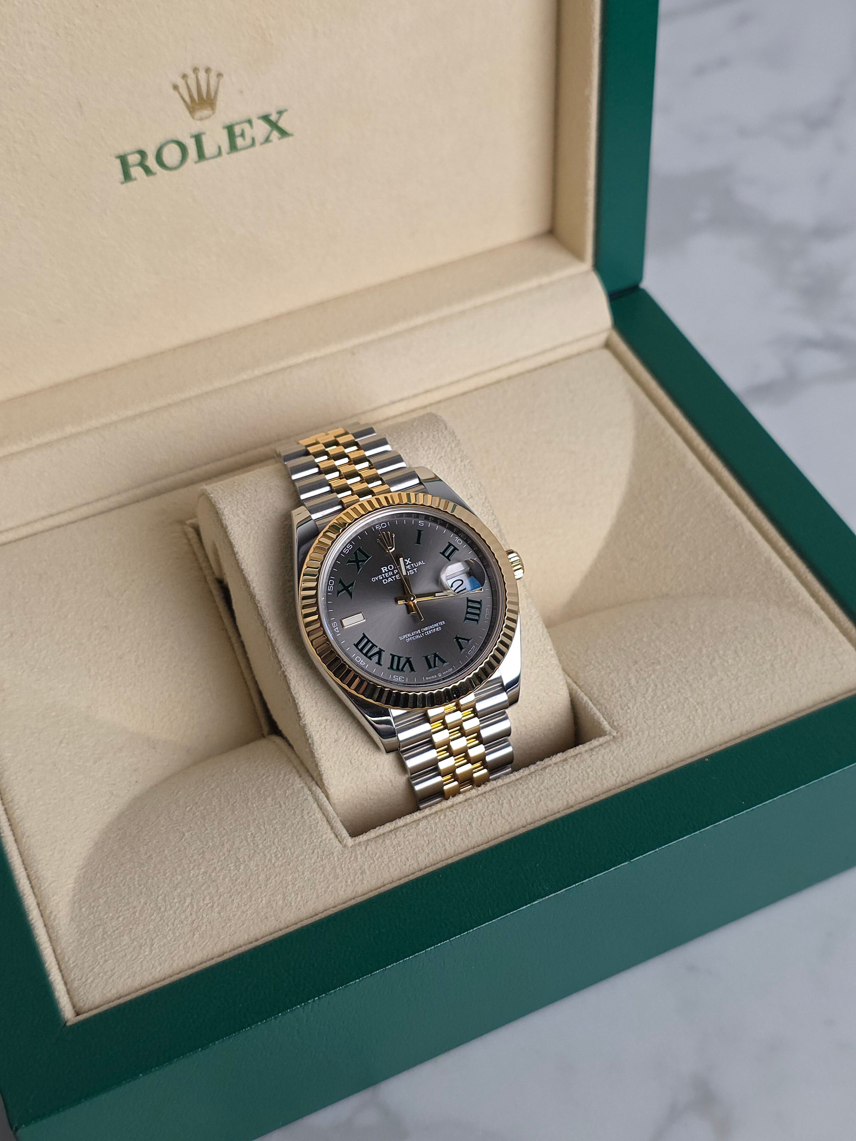 Rolex Datejust 41mm Wimbledon Dial