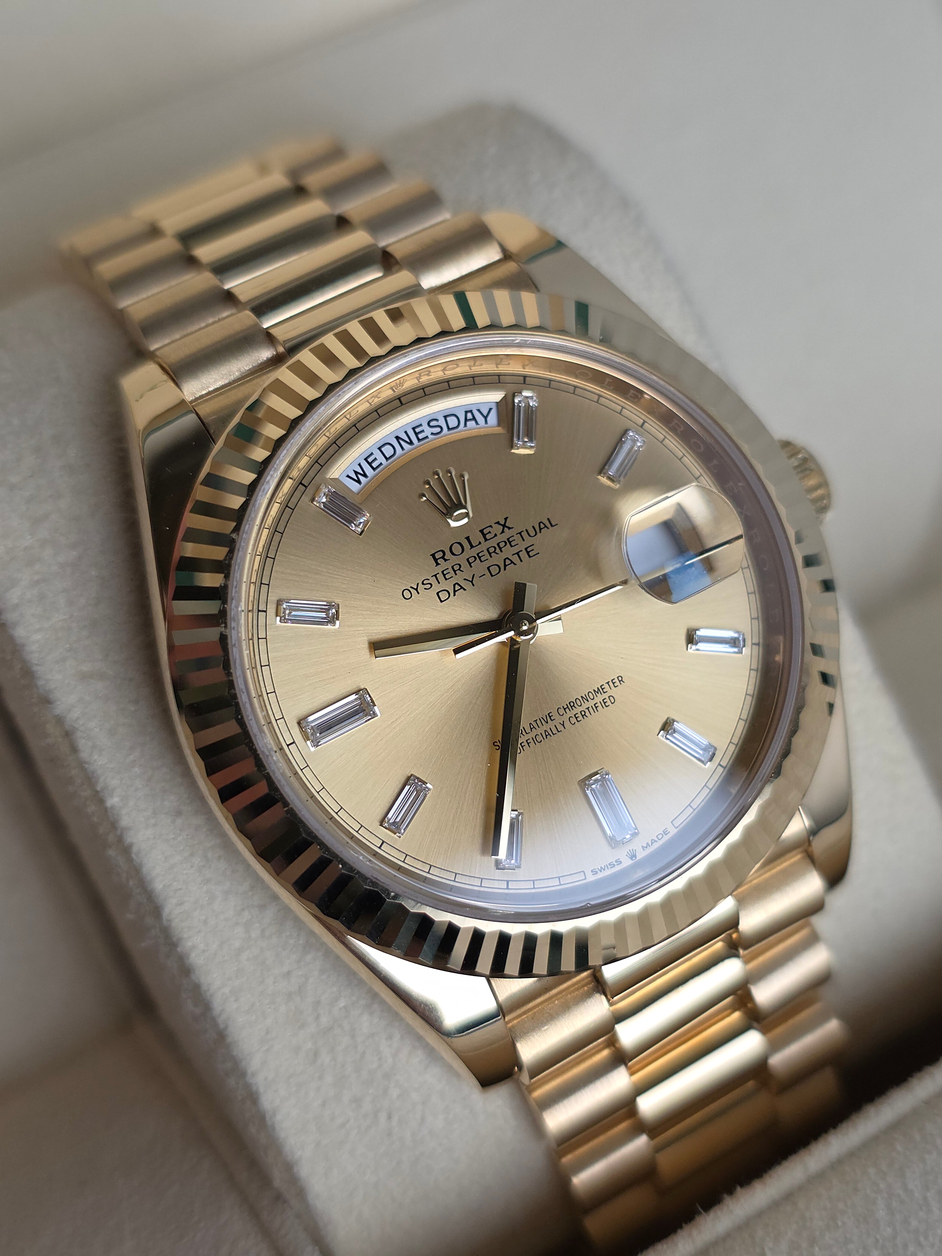 Rolex Day-Date Baguette Dial