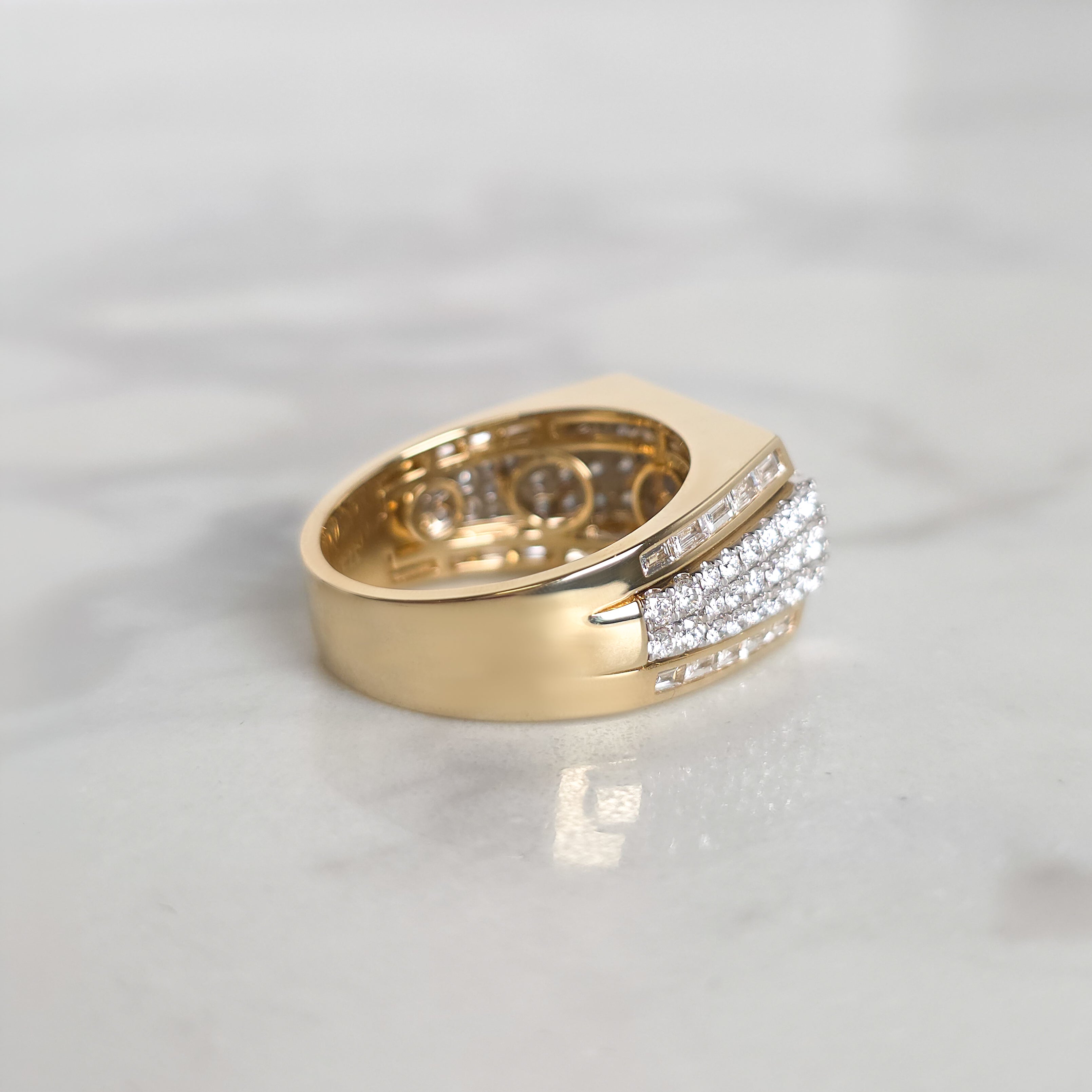 Custom │ Baguette Diamond Ring