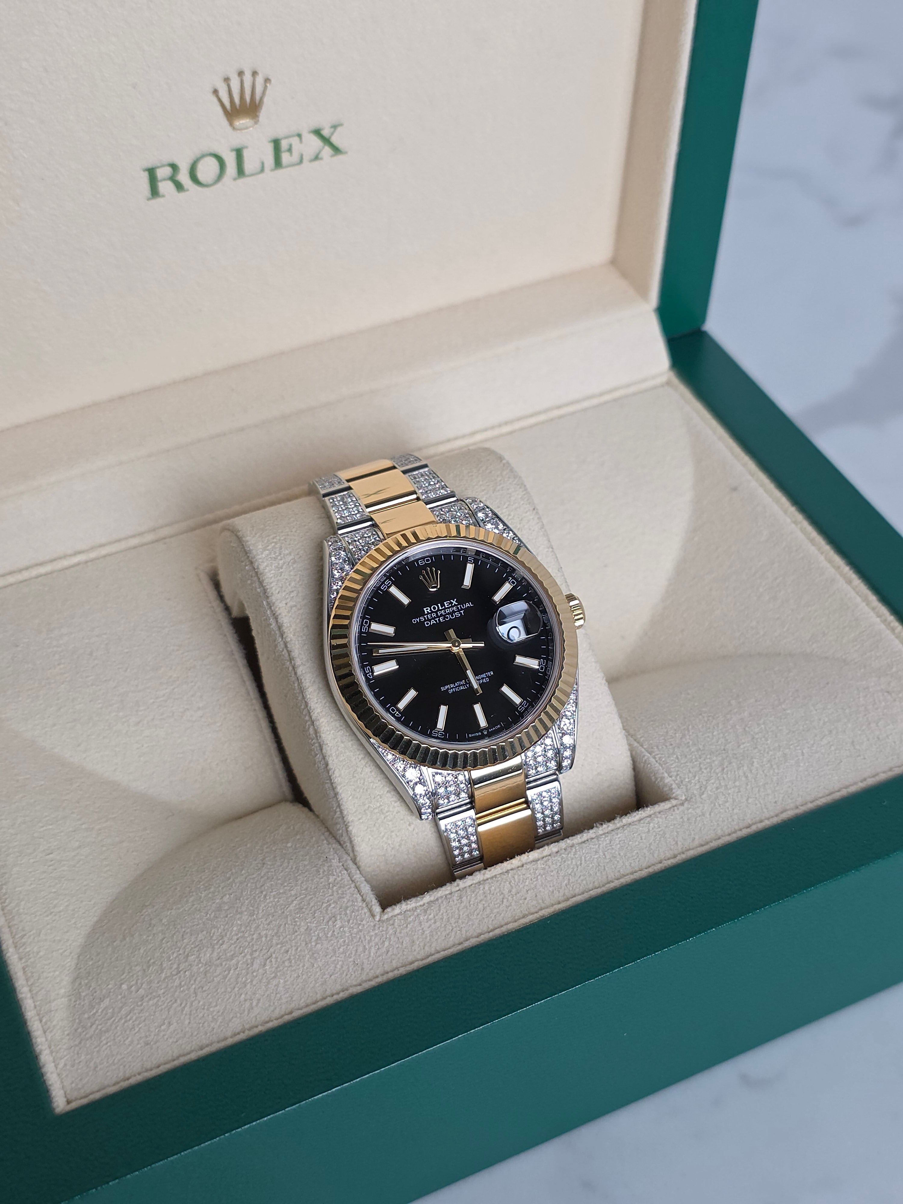 Rolex Datejust 41 Semi Diamond Set