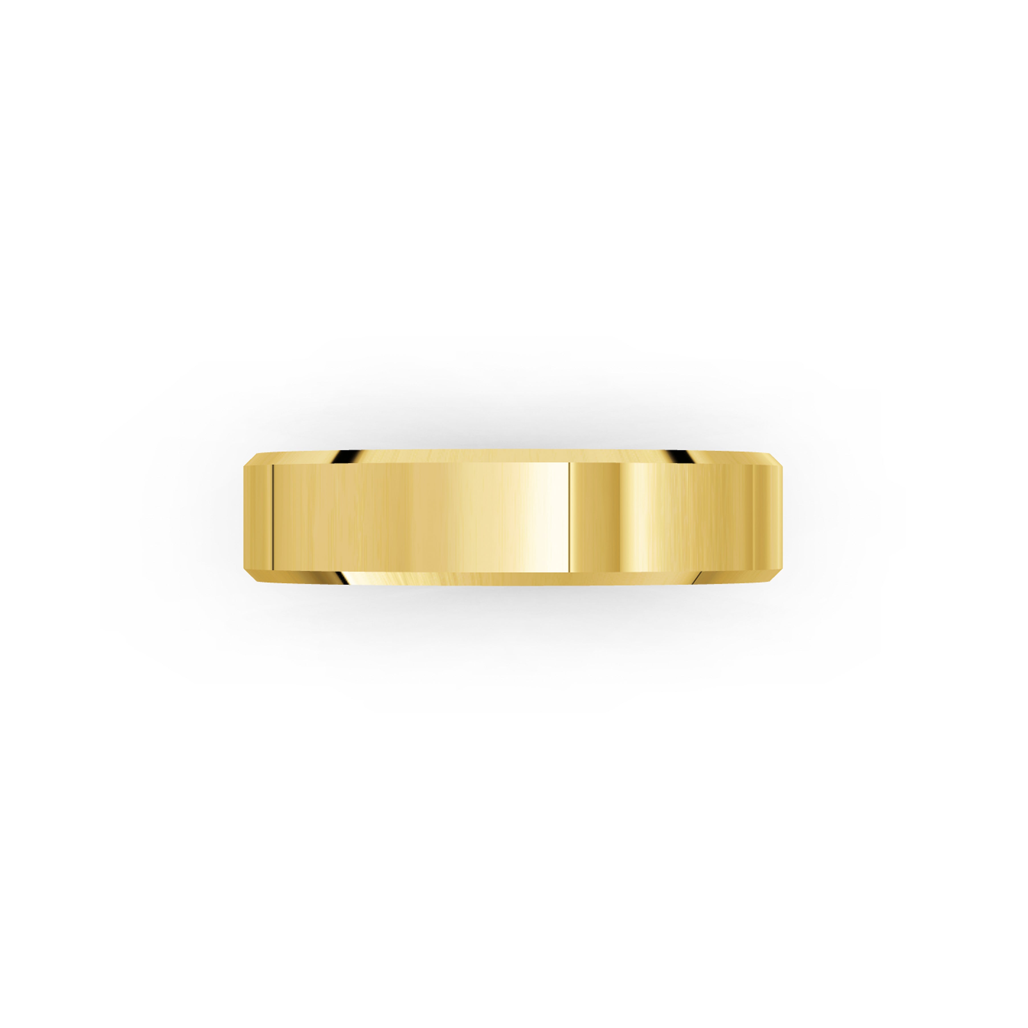 Bevelled Edge 6mm Band