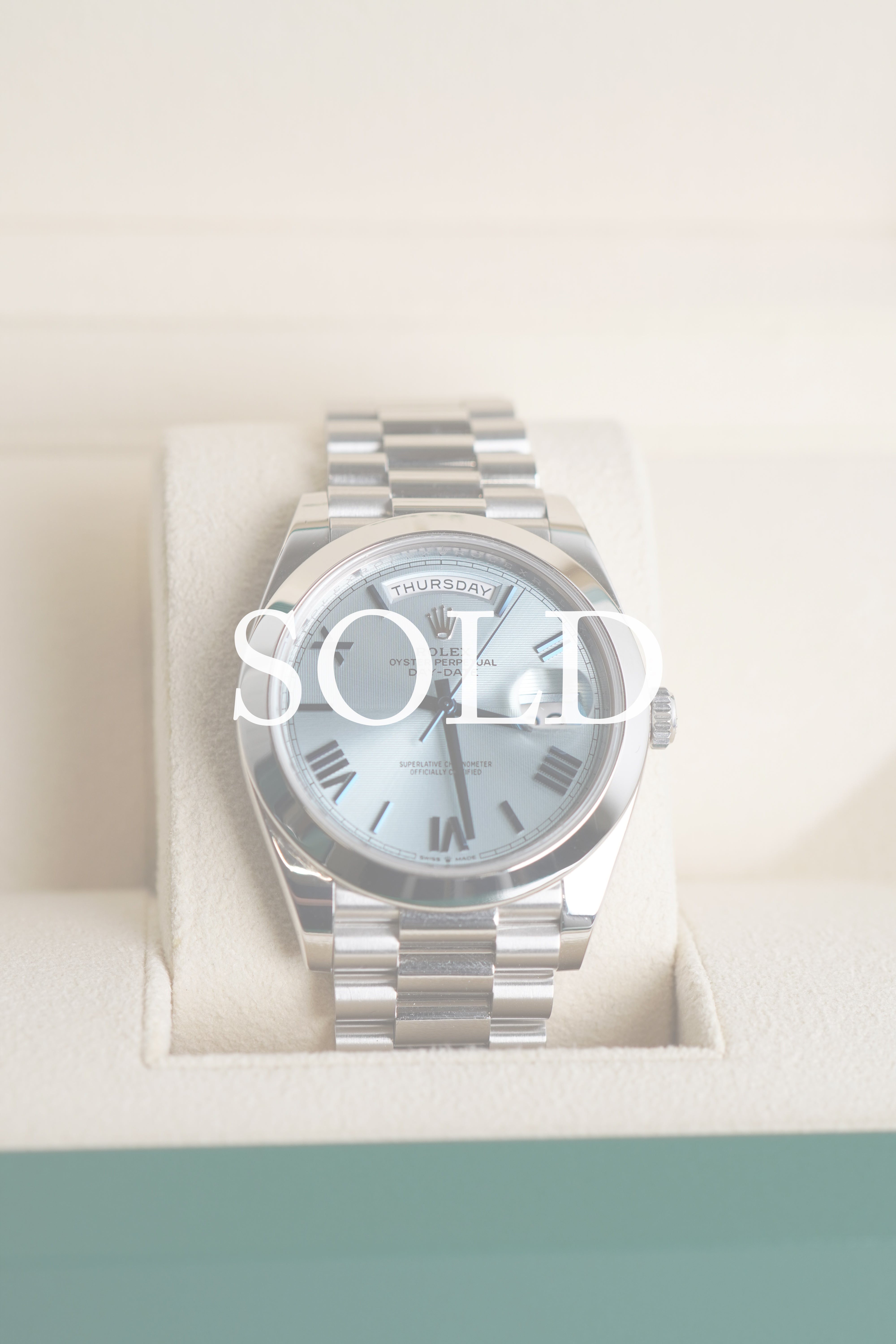 Rolex DayDate 40 Platinum