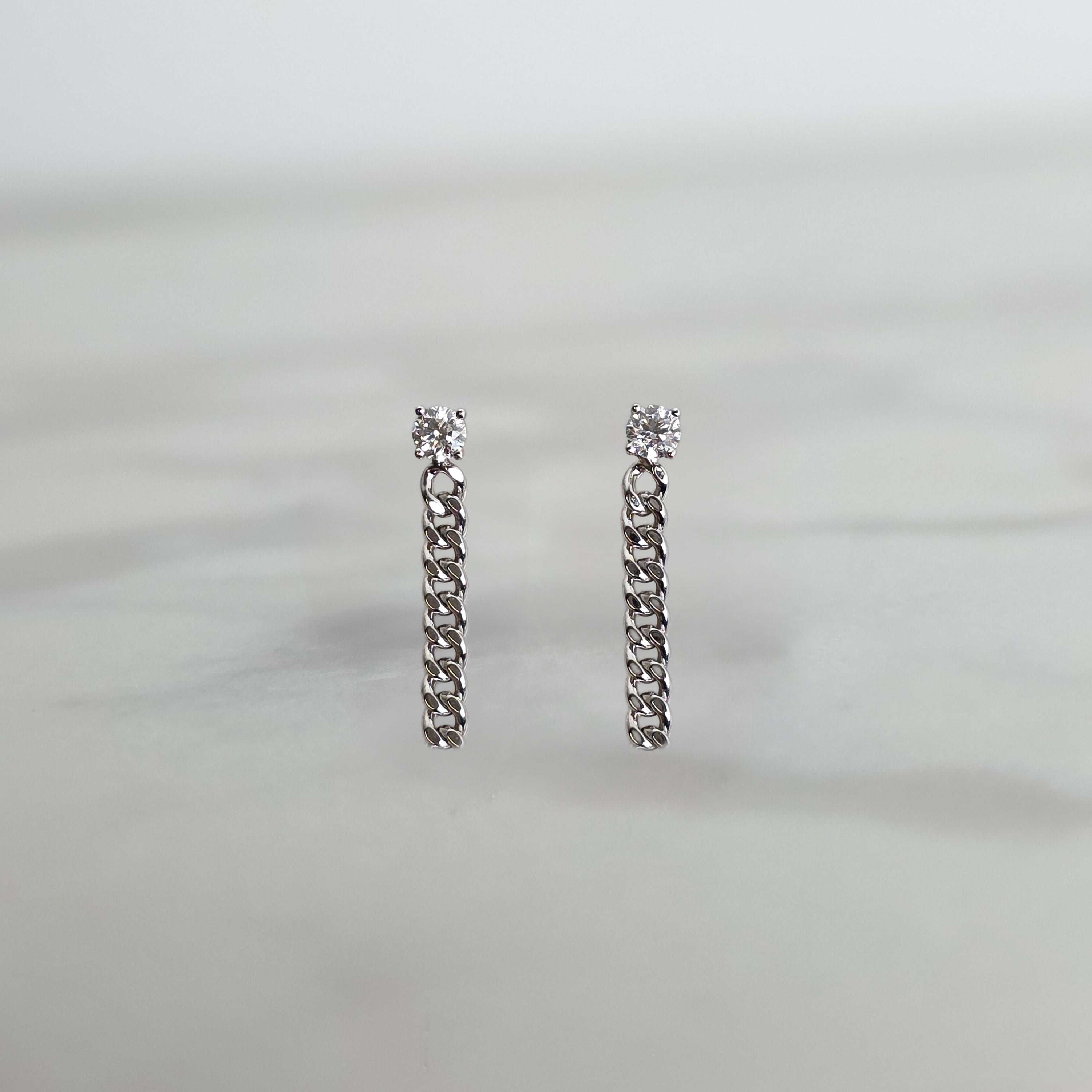 Micro Cuban Stud Earrings