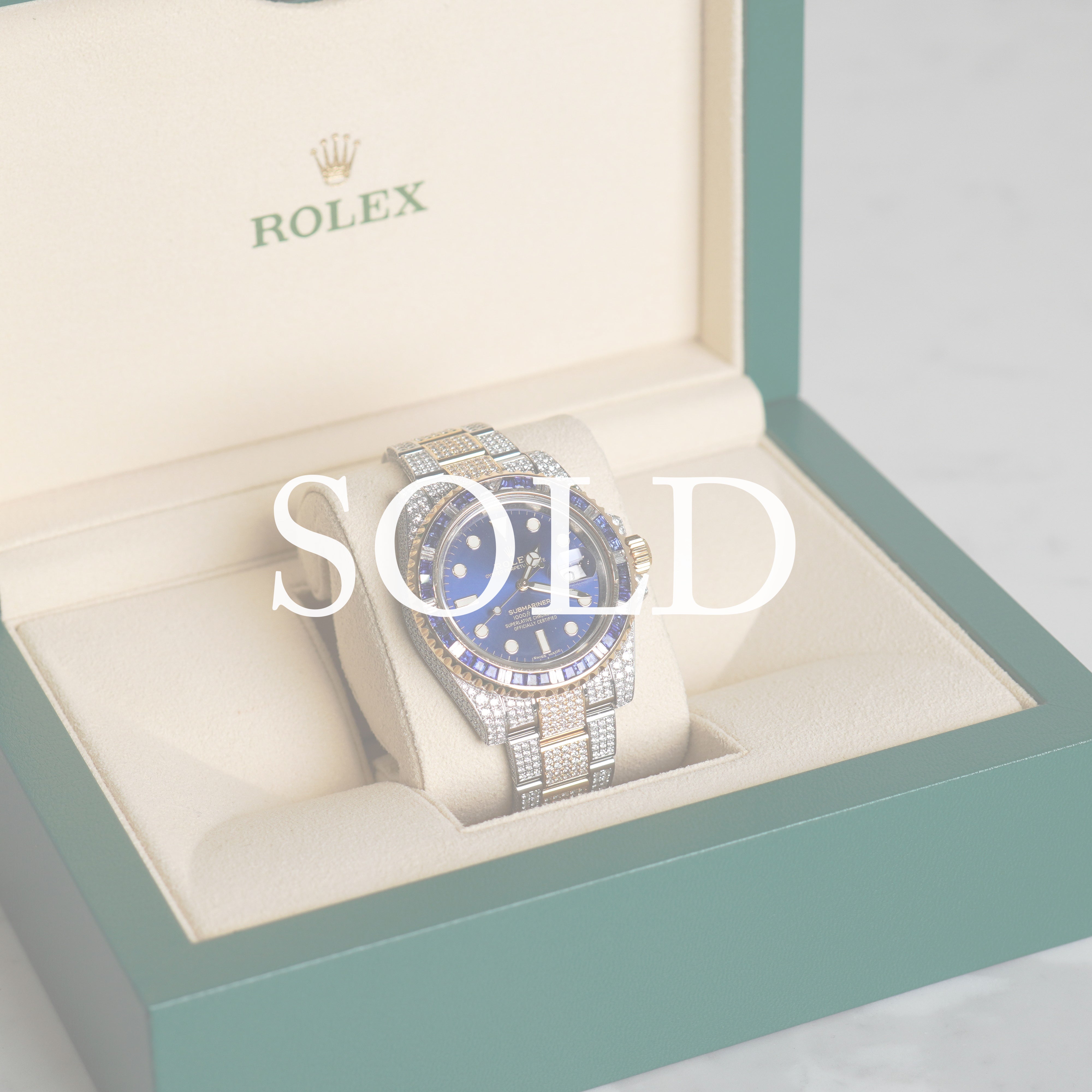 Rolex Submariner "Bluesy" Diamond Set