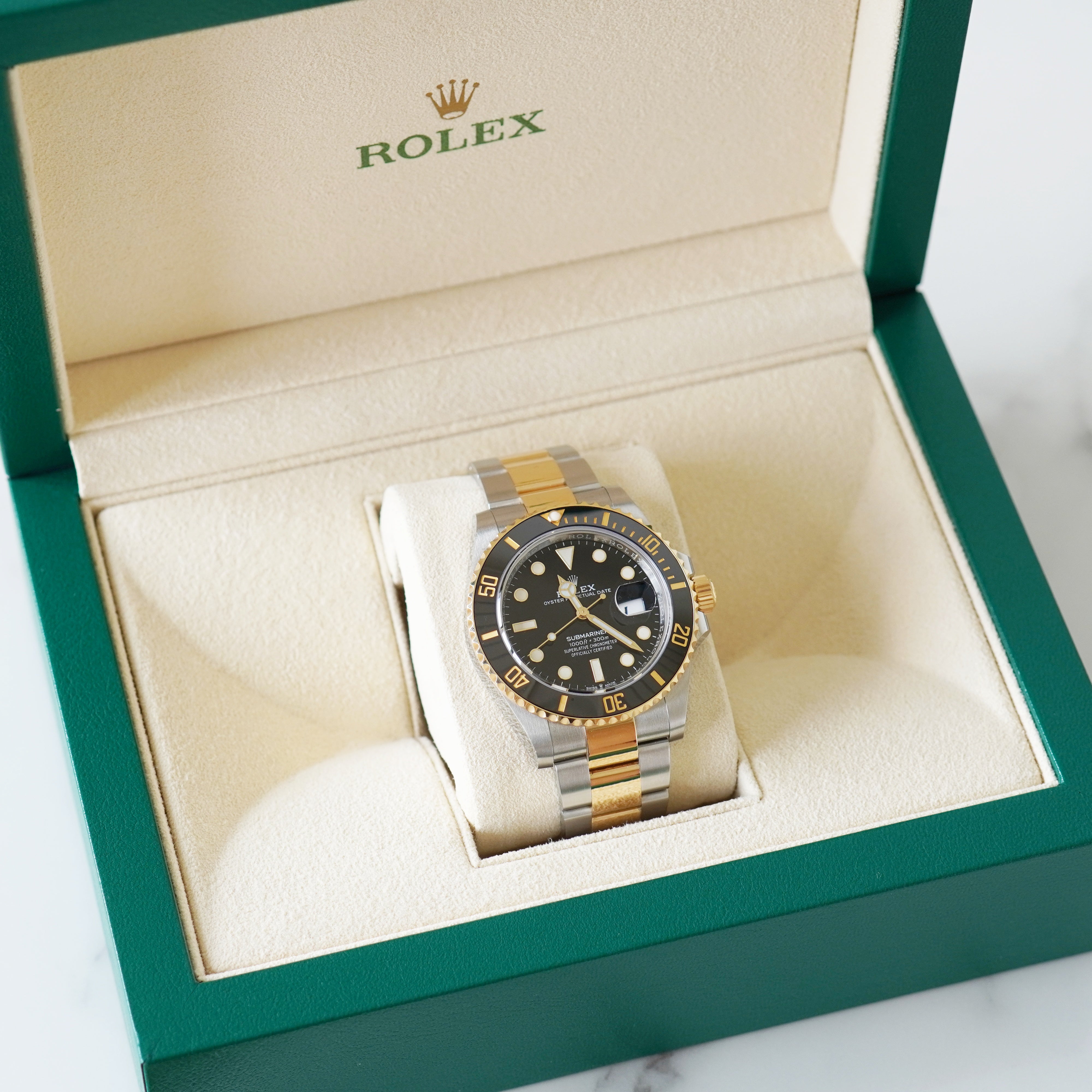 Rolex Submariner watch black dial