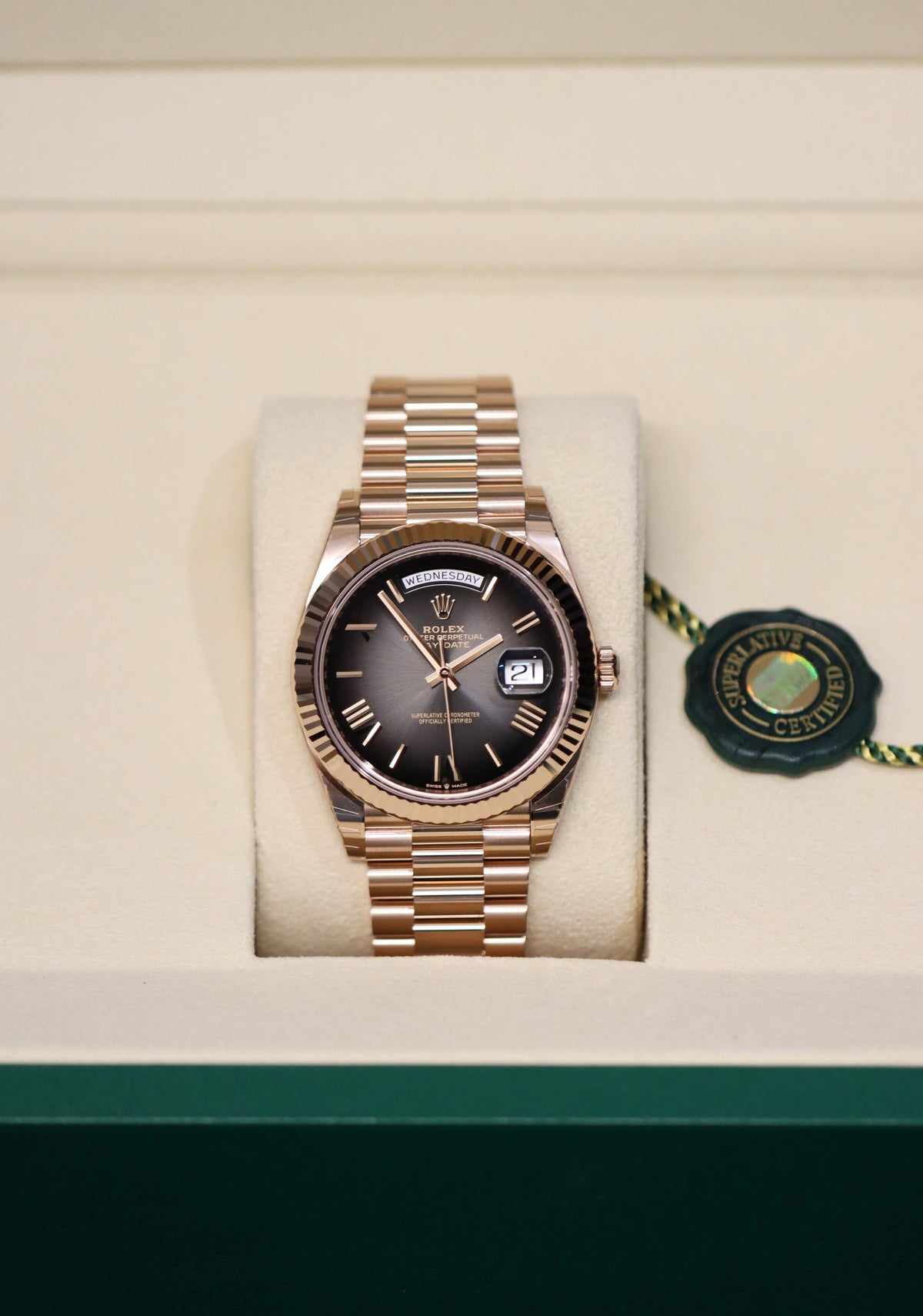 Rolex Day-Date 40 Slate Ombré