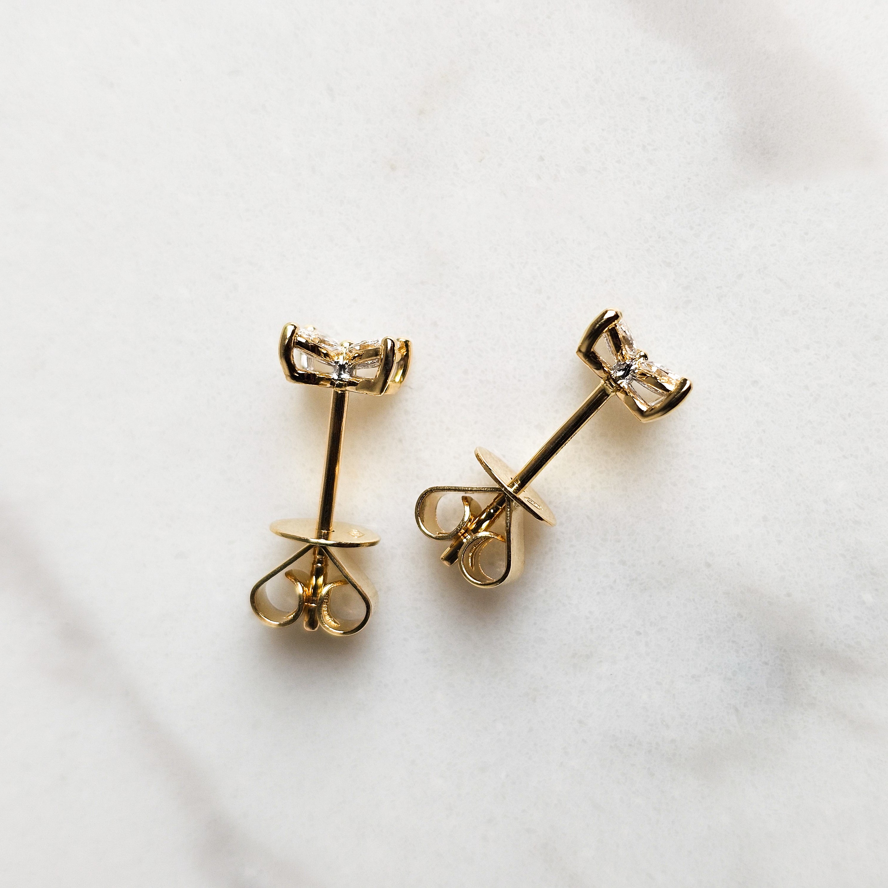 Marquise Flower Studs