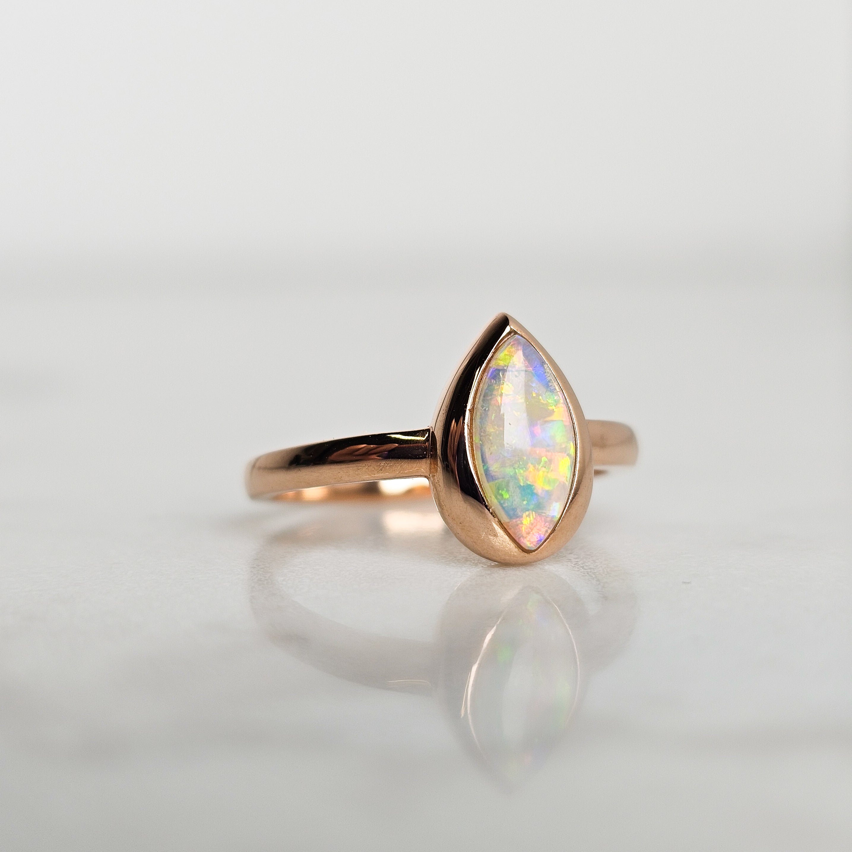 Marquise Opal Ring