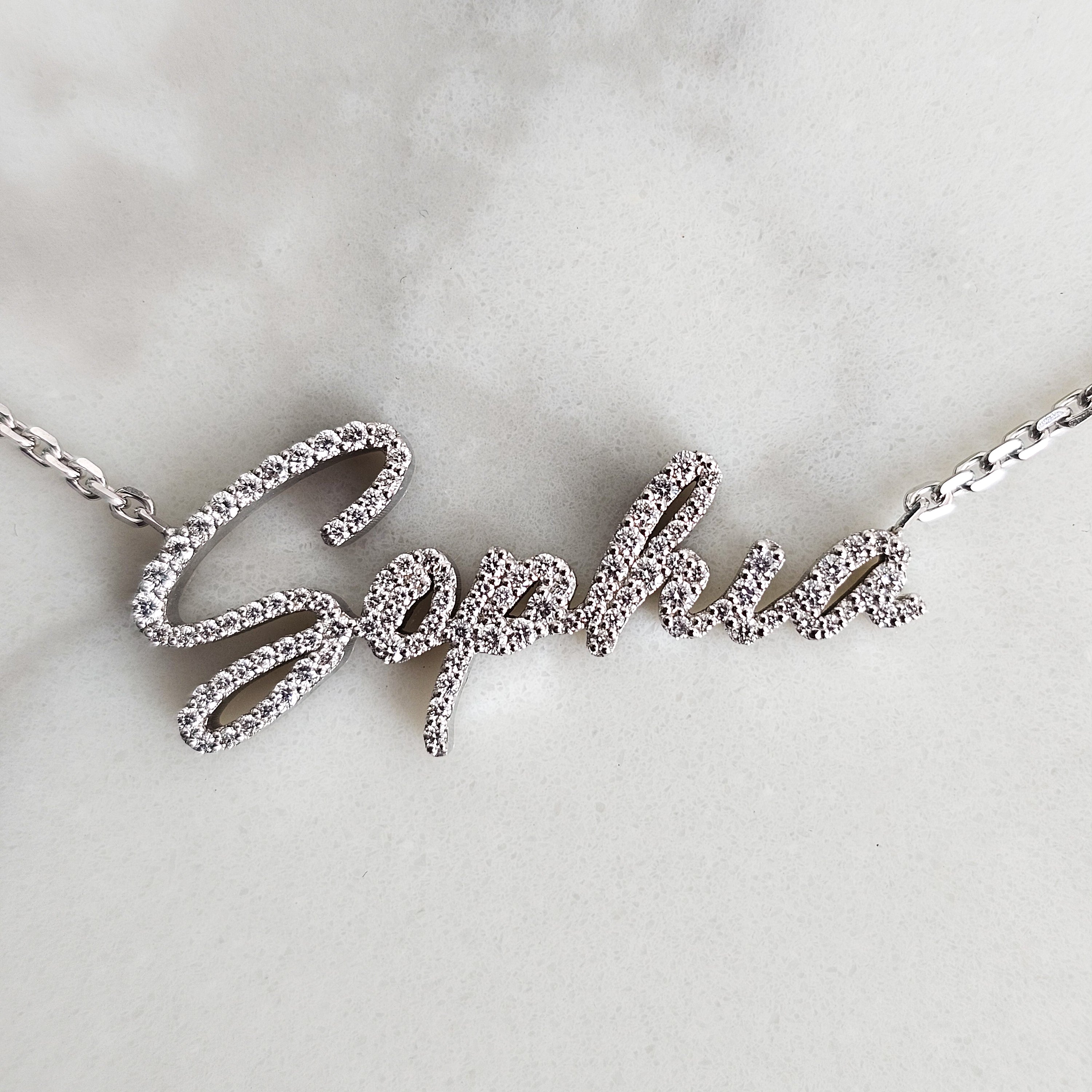 Diamond Nameplate - Custom Order