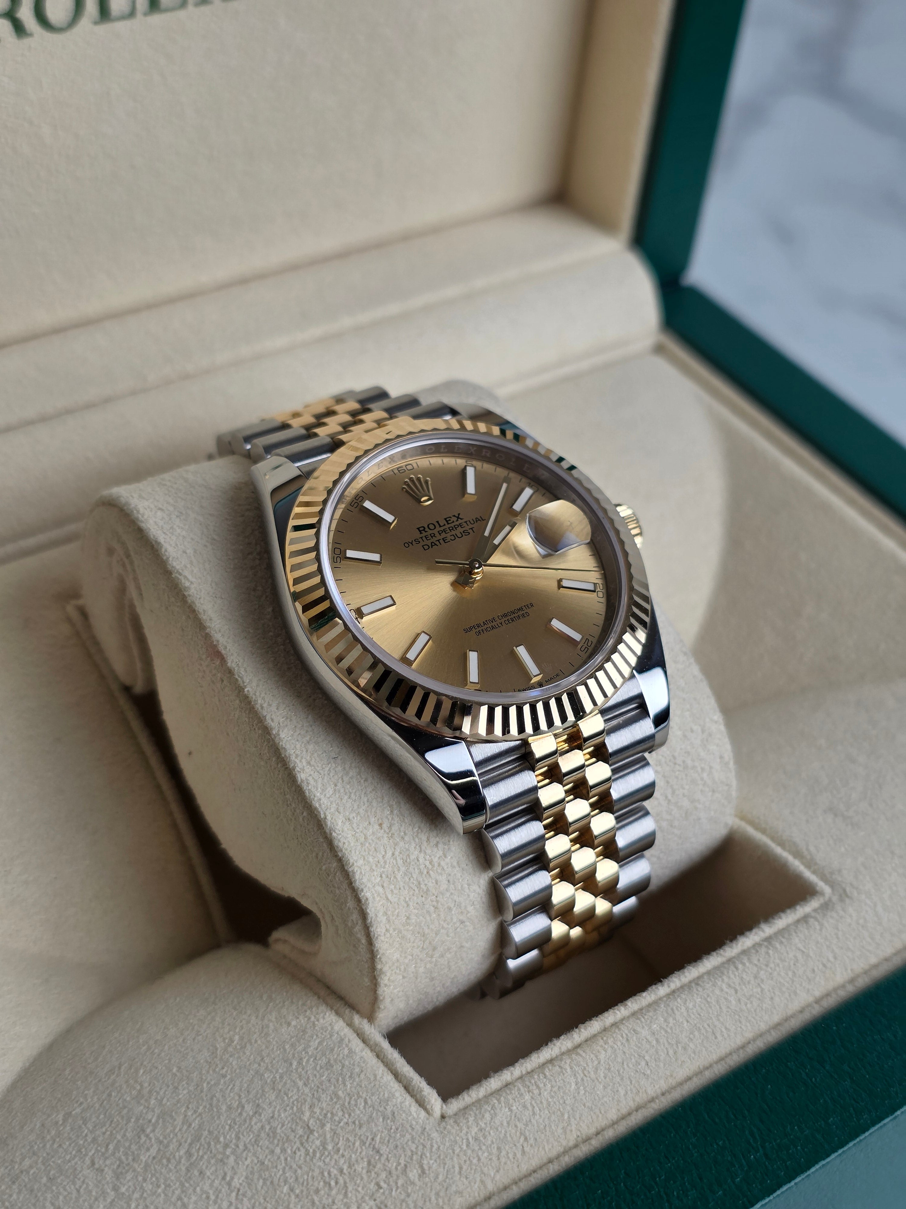 Rolex DateJust 41mm Two Tone 126333 Champagne