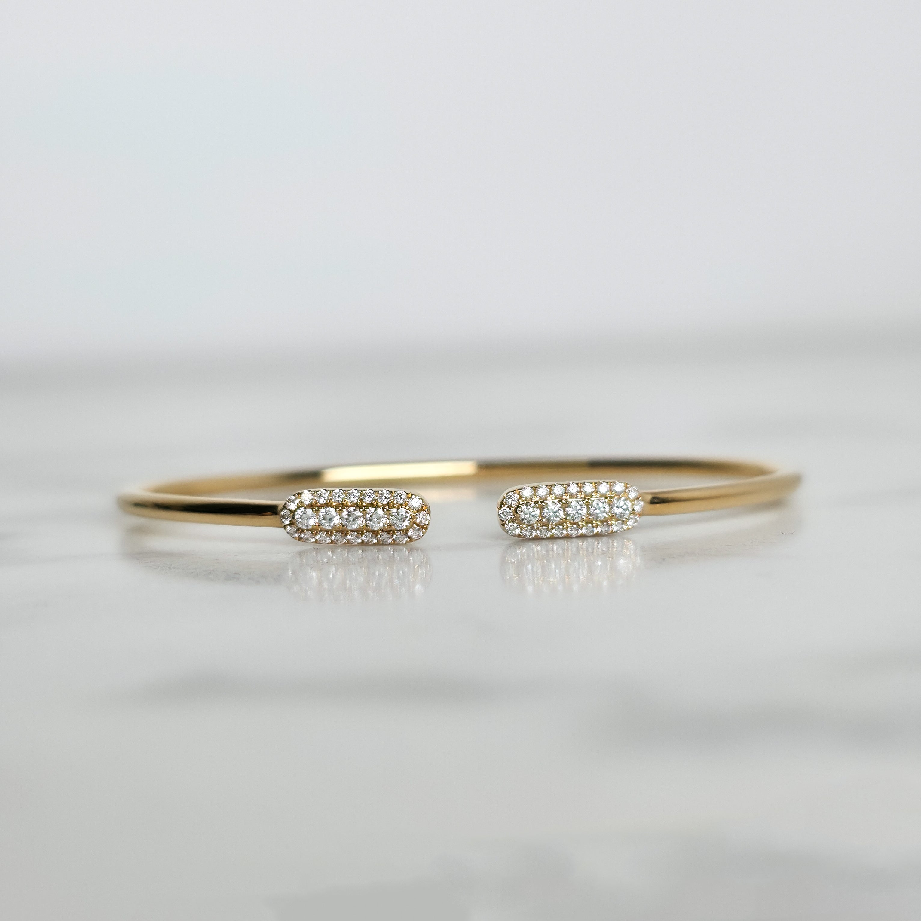 Flex Diamond Cuff Bangle