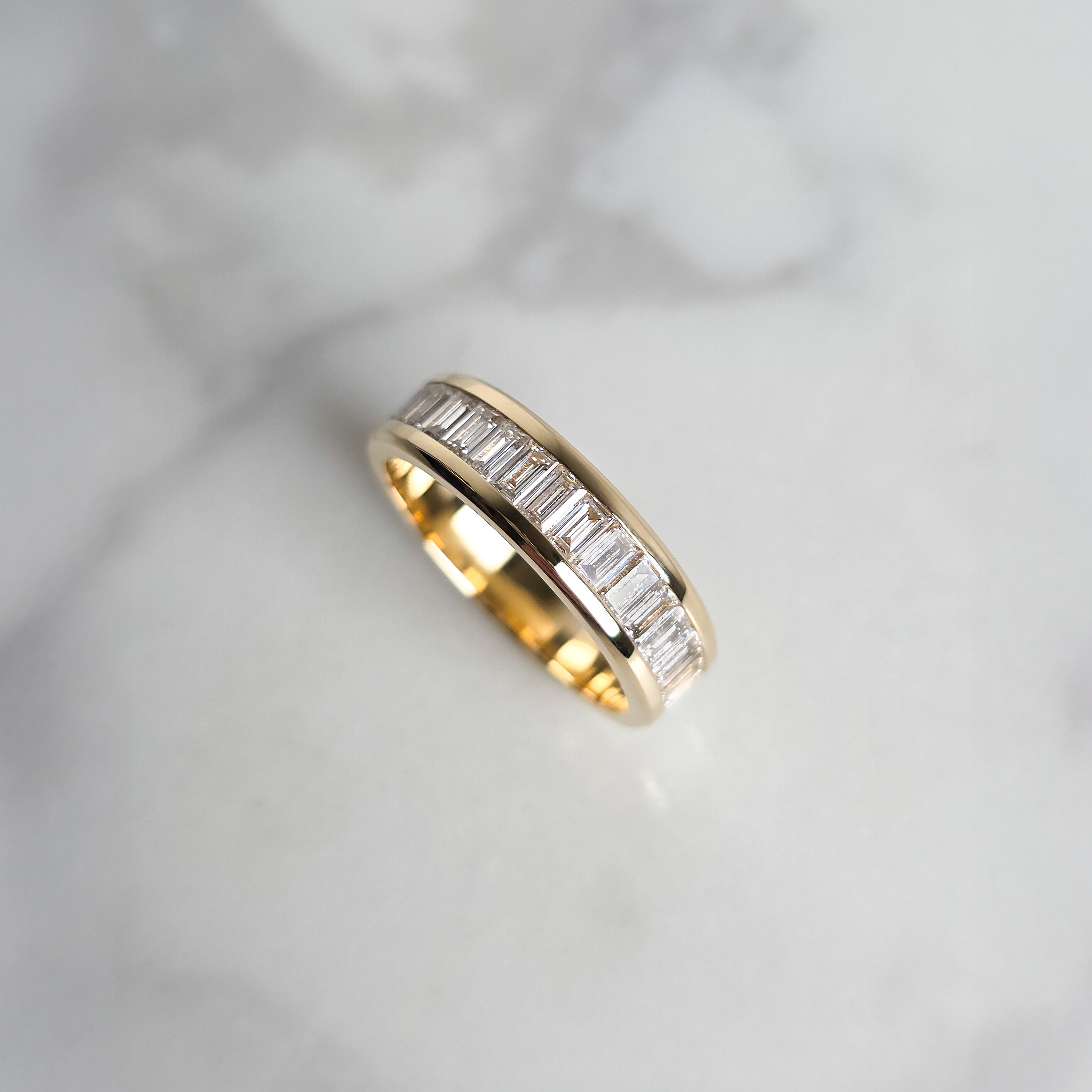 Baguette Bezel Eternity Ring