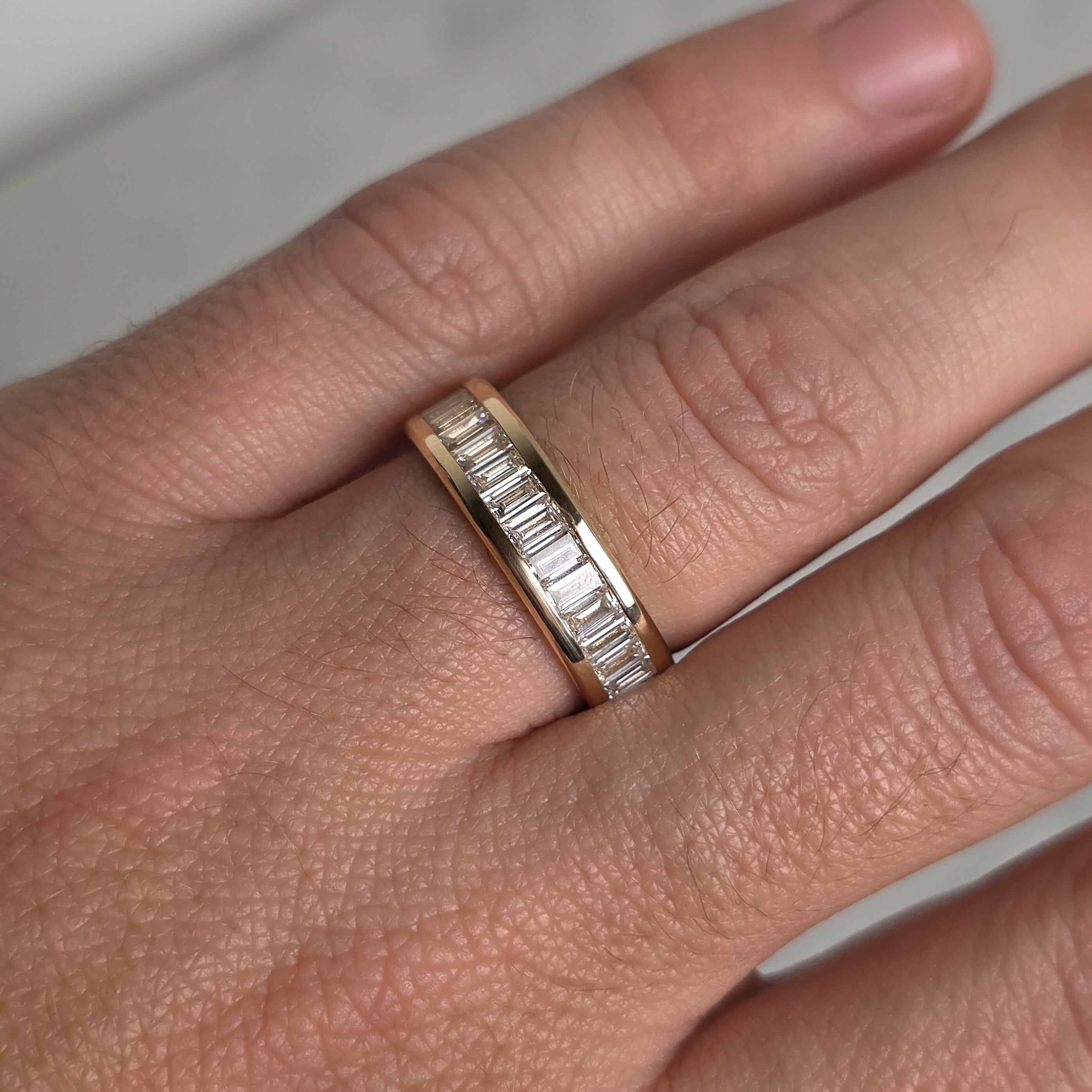 Baguette Bezel Eternity Ring