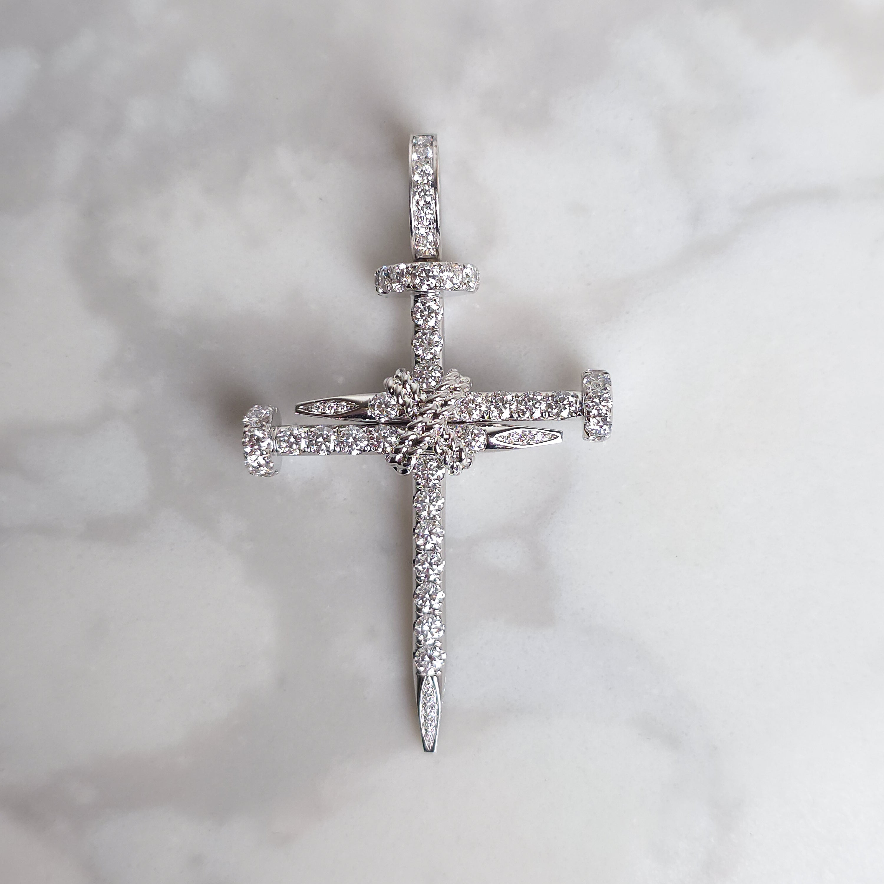 Diamond Nail Cross - Large