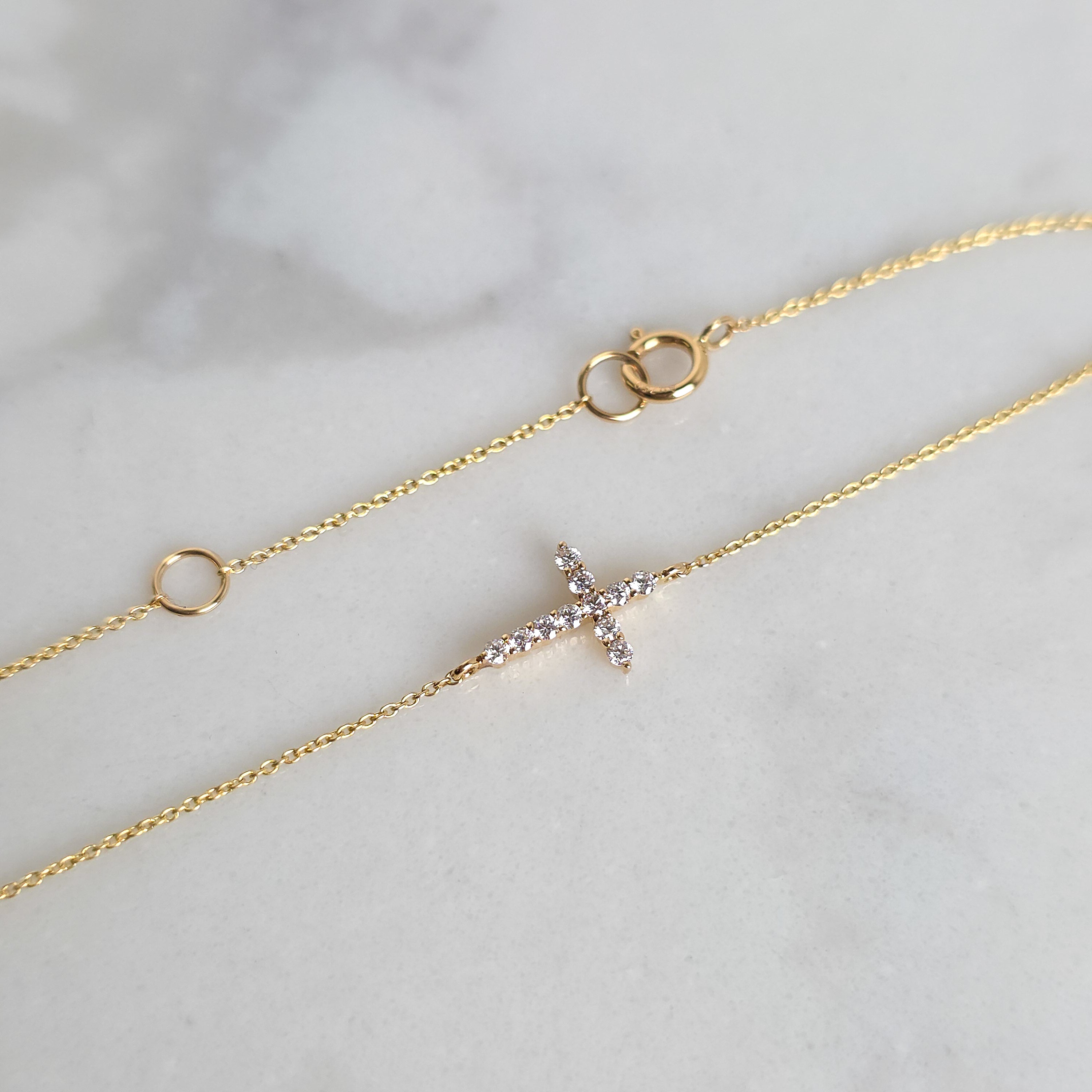 Petite Cross Bracelet