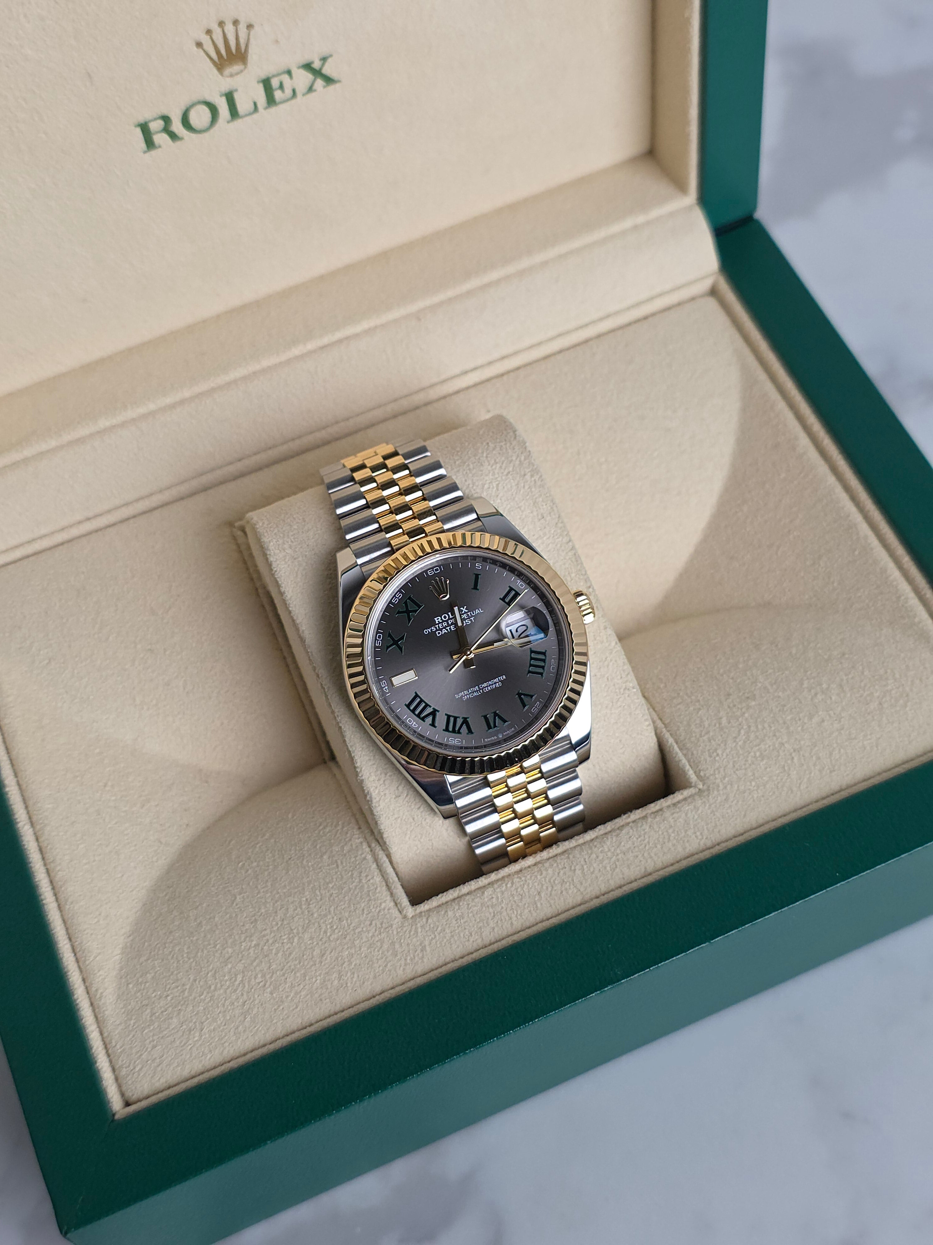 Rolex Datejust 41mm Wimbledon Dial