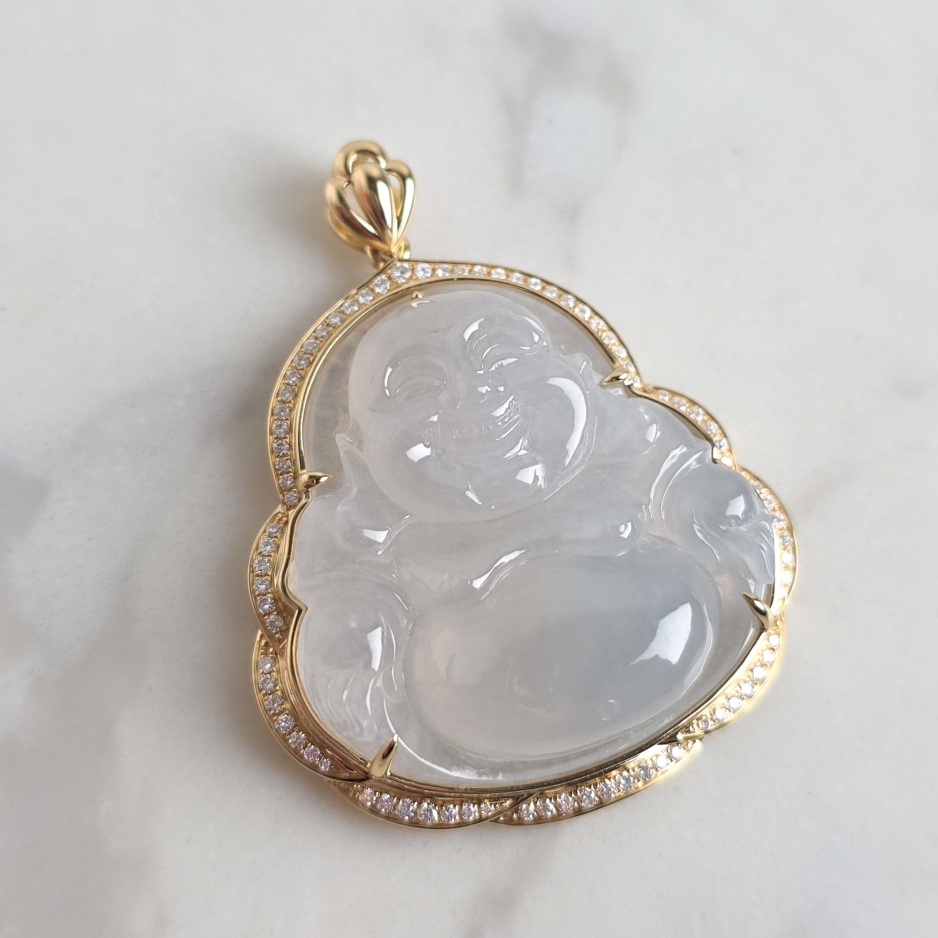 Jade Buddha Pendant