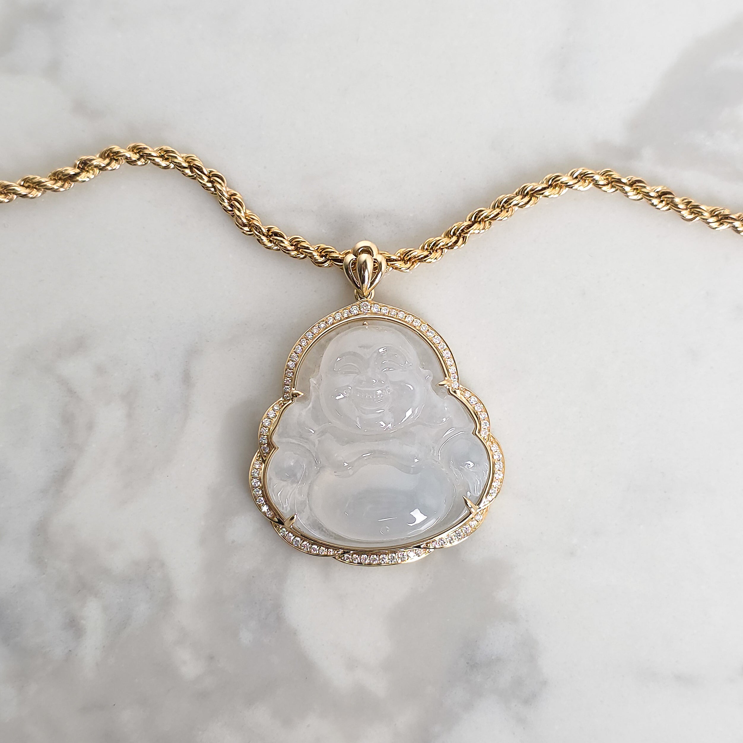Jade Buddha Pendant