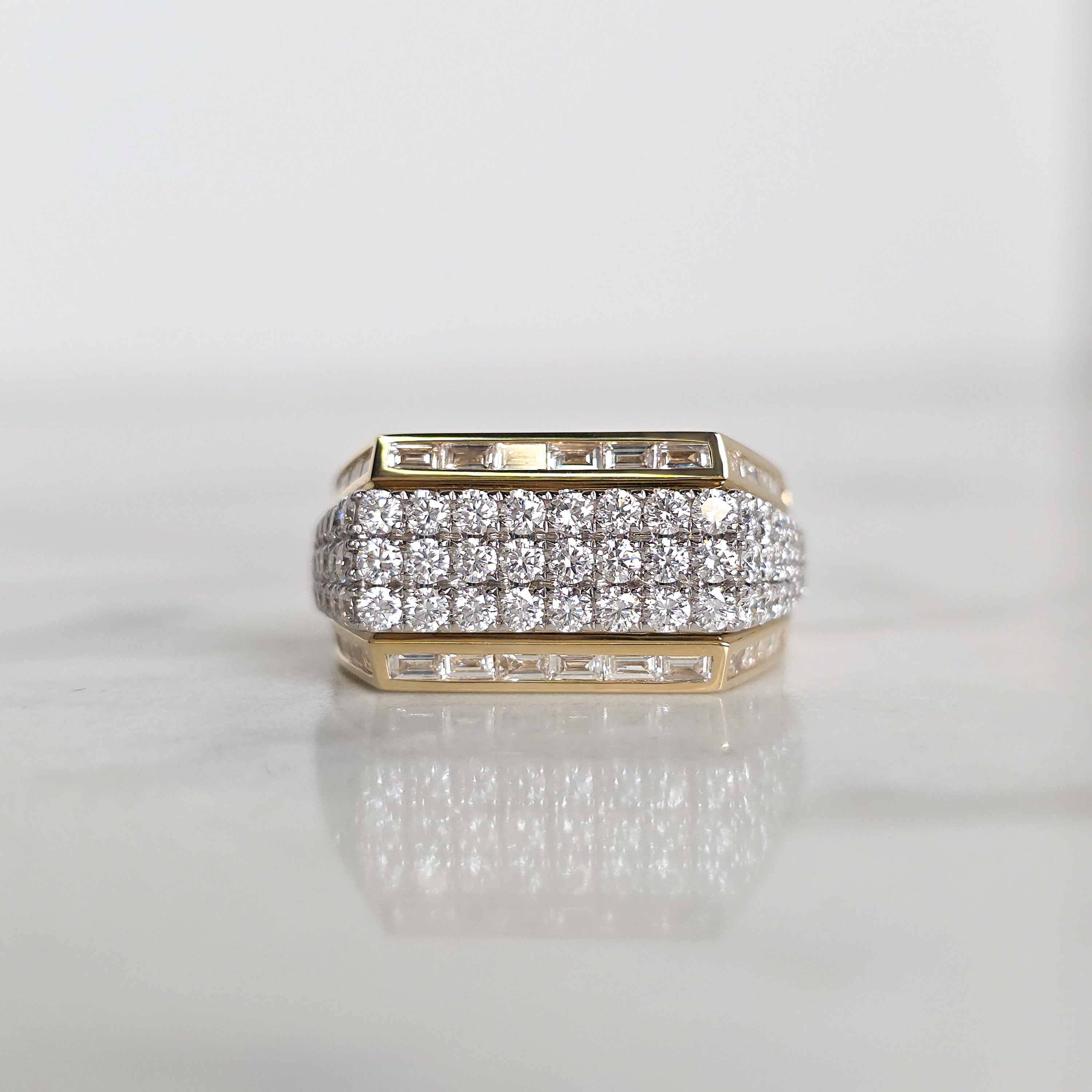 Custom │ Baguette Diamond Ring