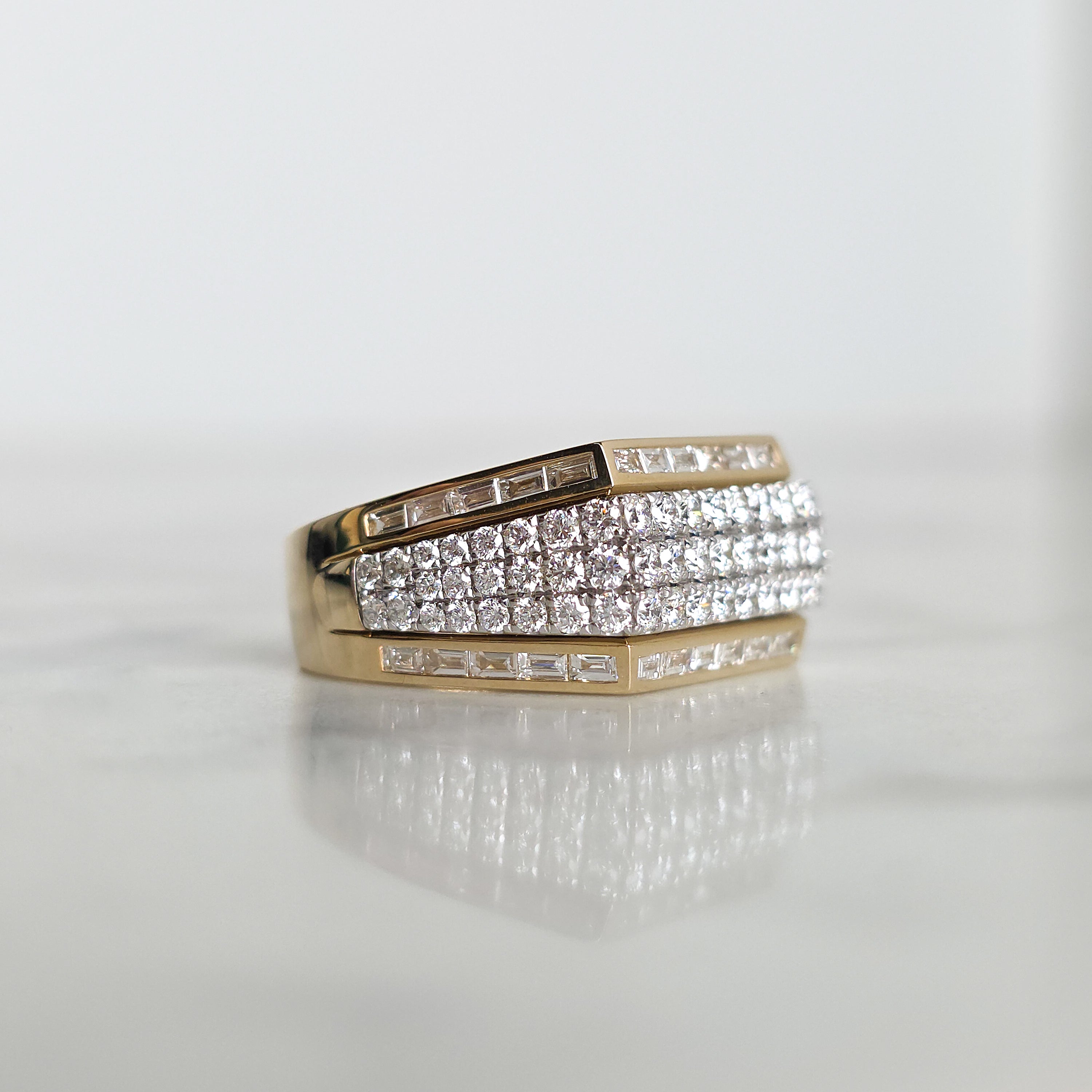 Baguette Diamond Ring - 2.88cttw