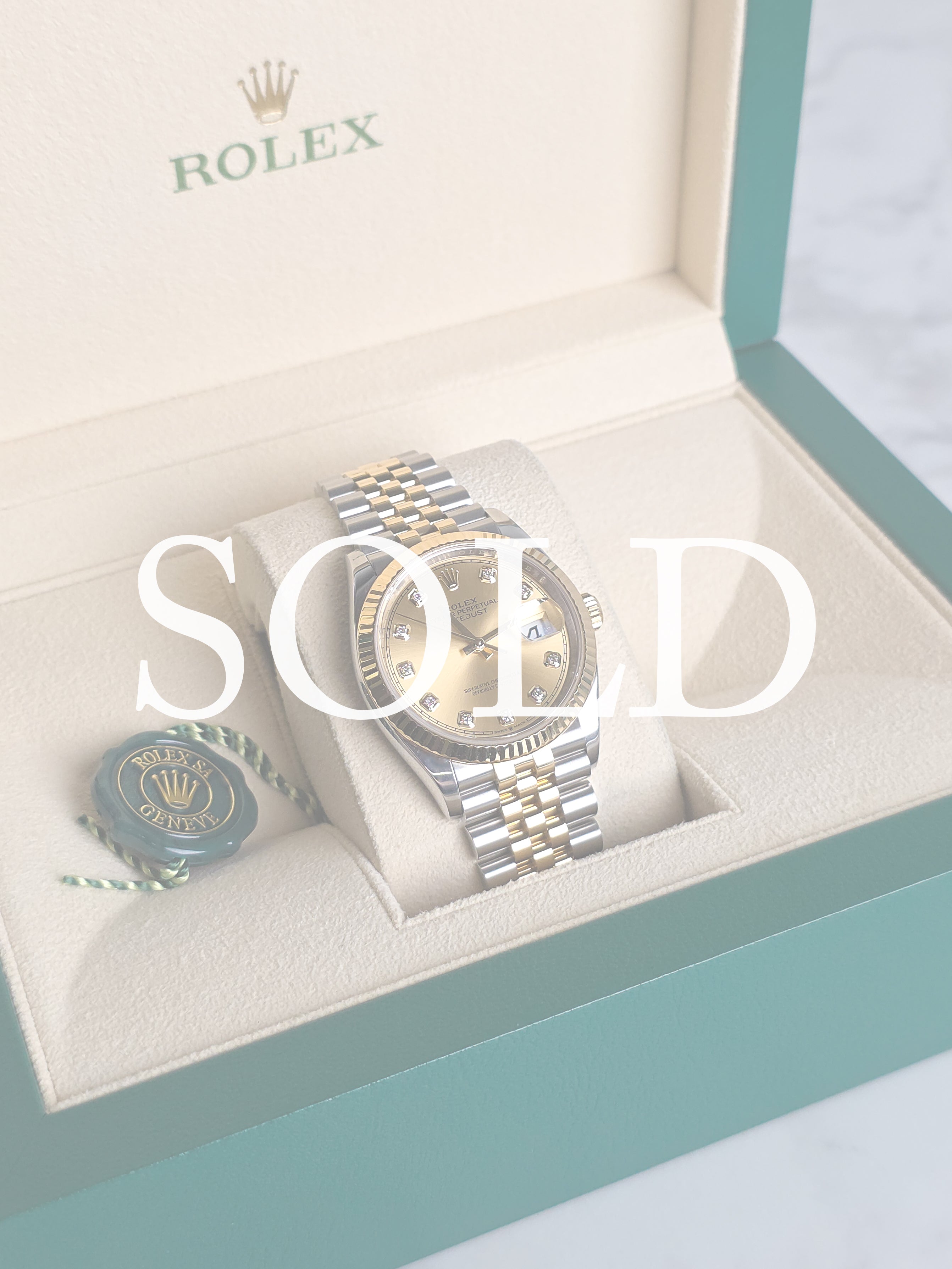 Rolex Datejust 36mm Factory Diamond Dial
