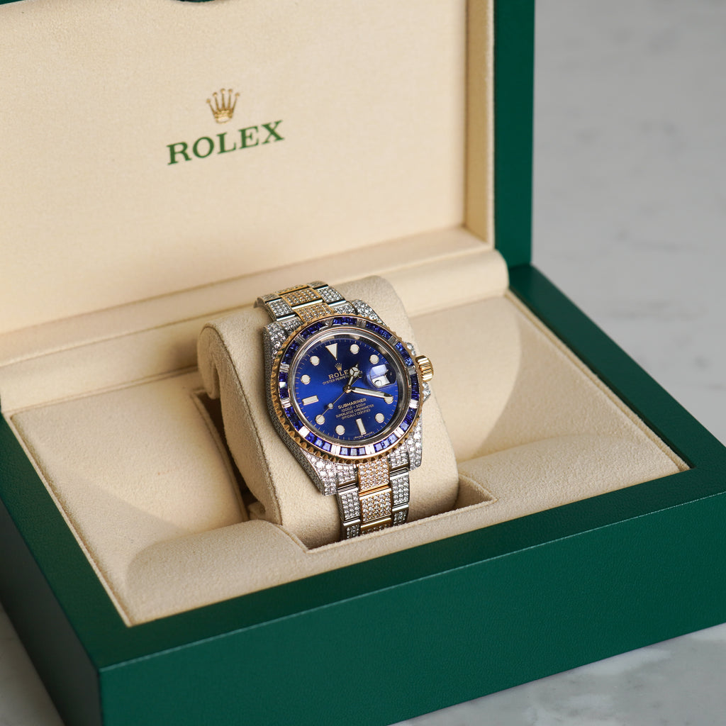 Rolex Submariner "Bluesy" Diamond Set