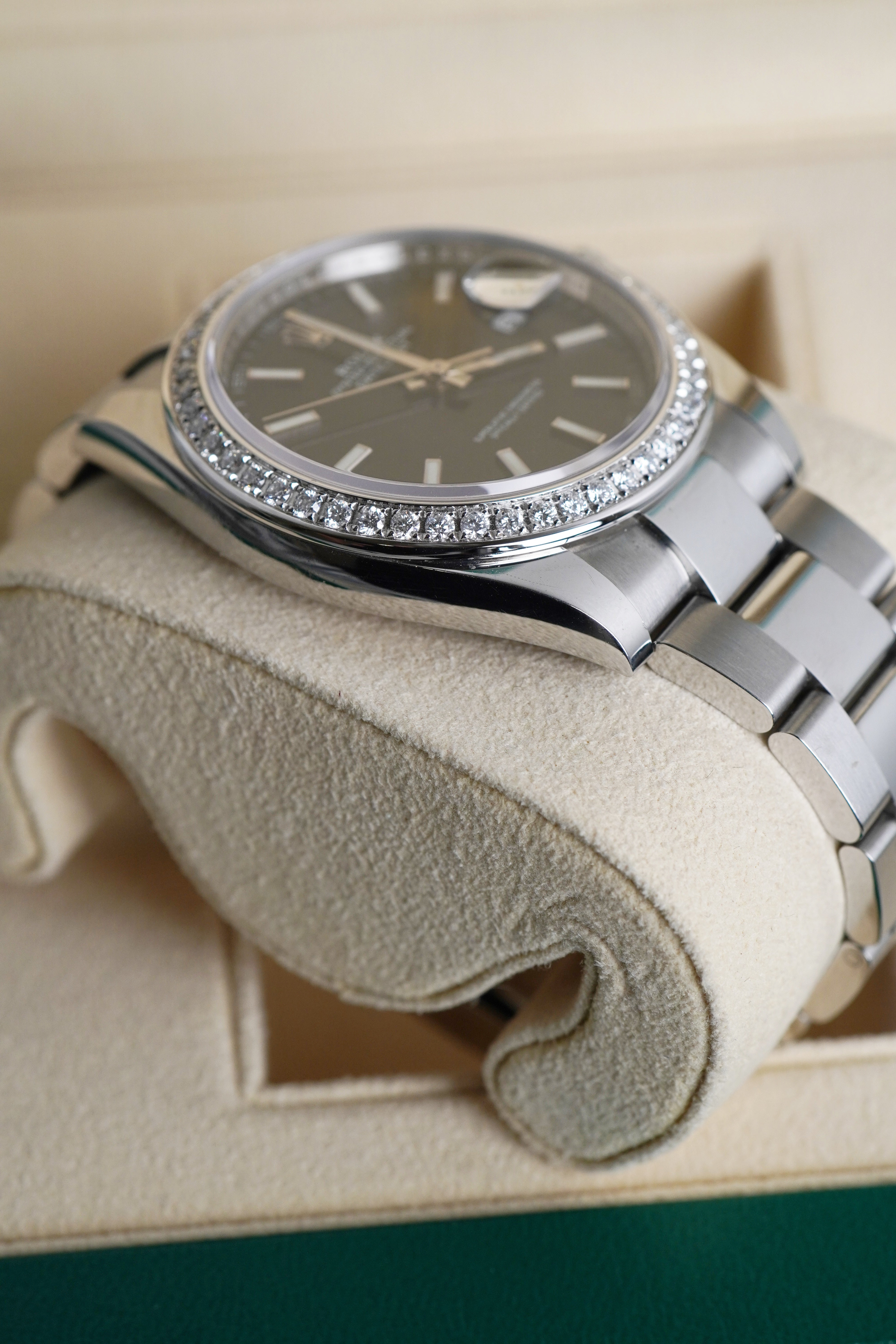 Rolex DateJust 41mm Diamond Bezel