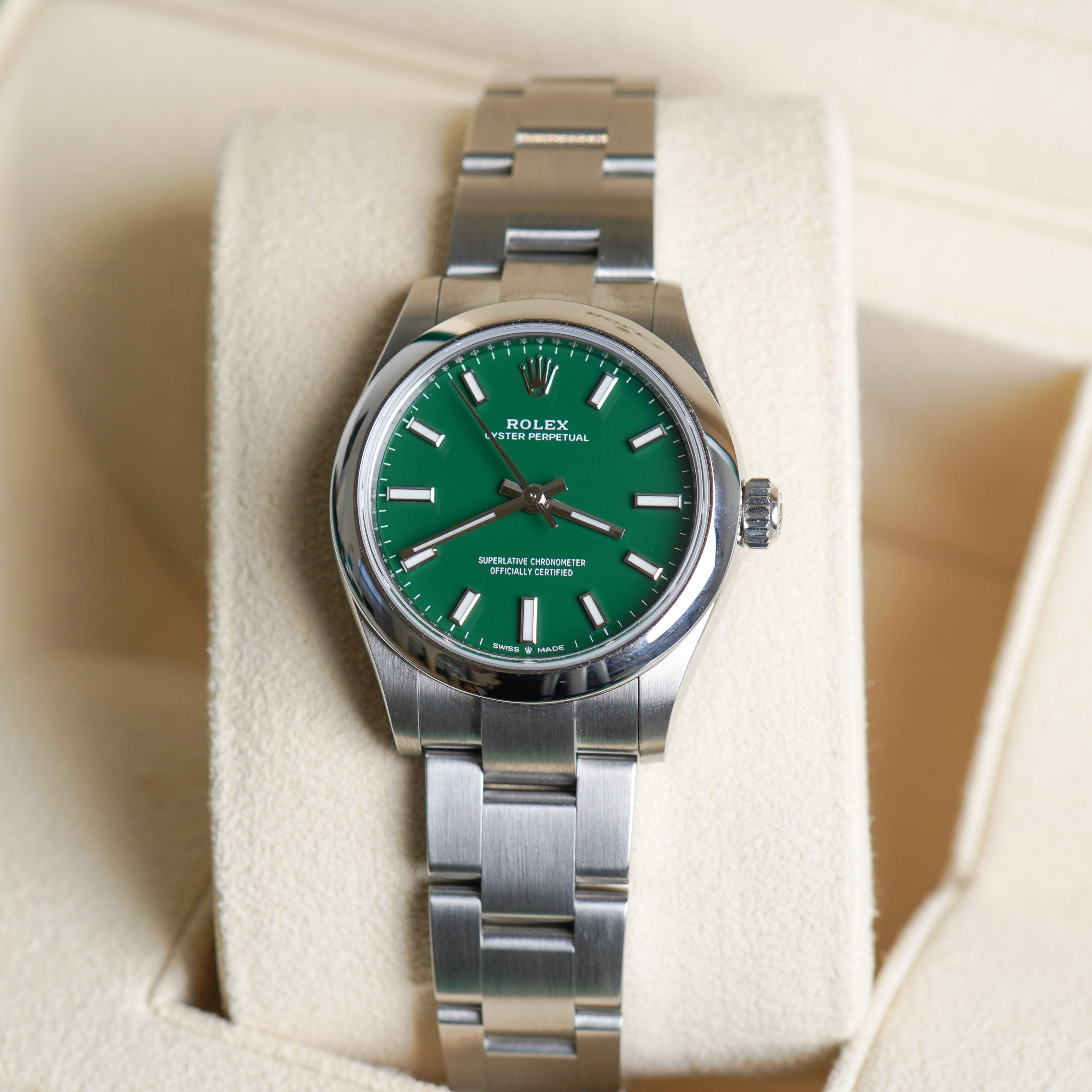 Rolex OysterPerpetual 31mm Green