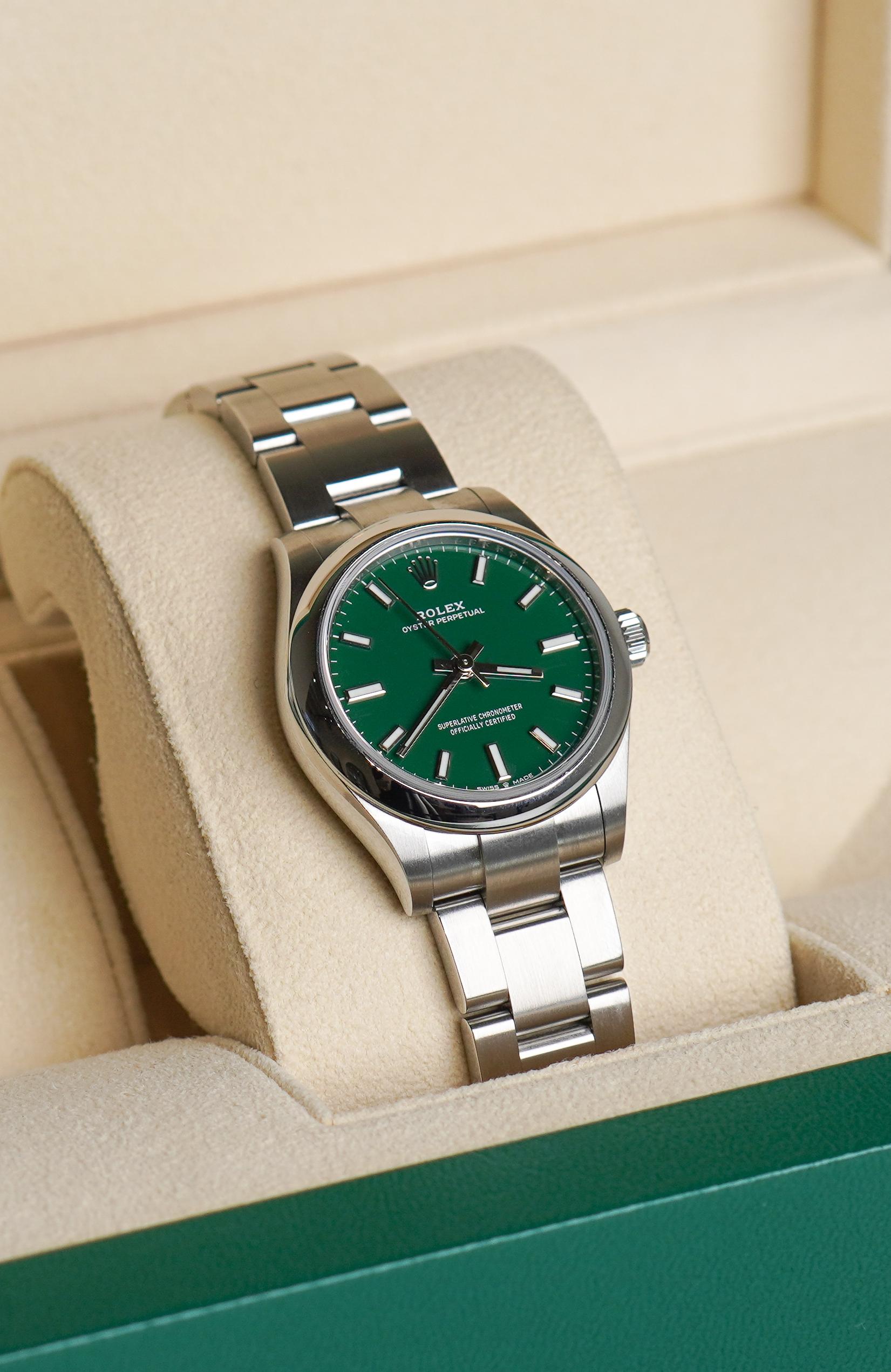 Rolex OysterPerpetual 31mm Green