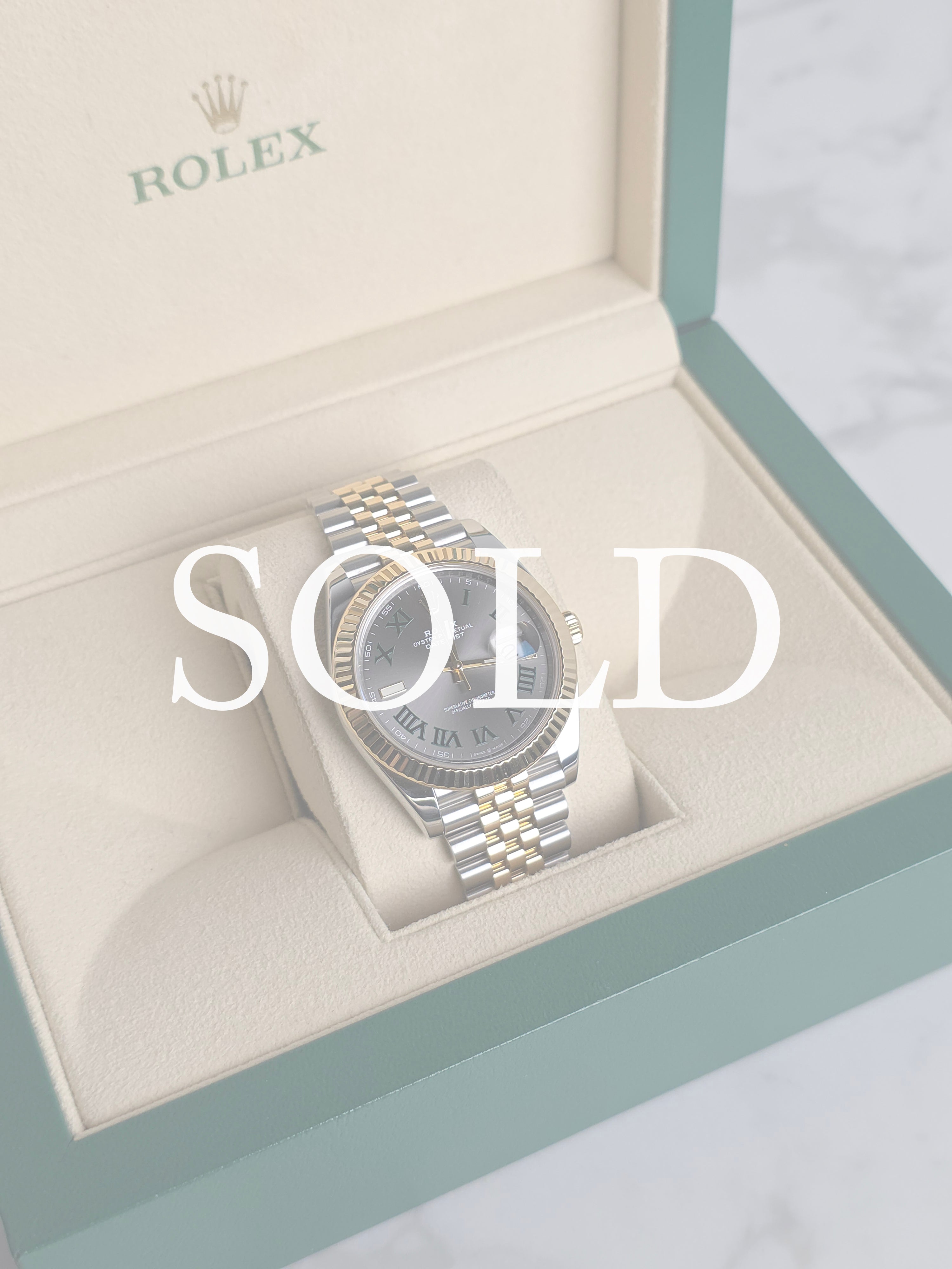 Rolex Datejust 41mm Wimbledon Dial