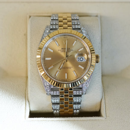 Rolex Datejust 41 Semi Iced