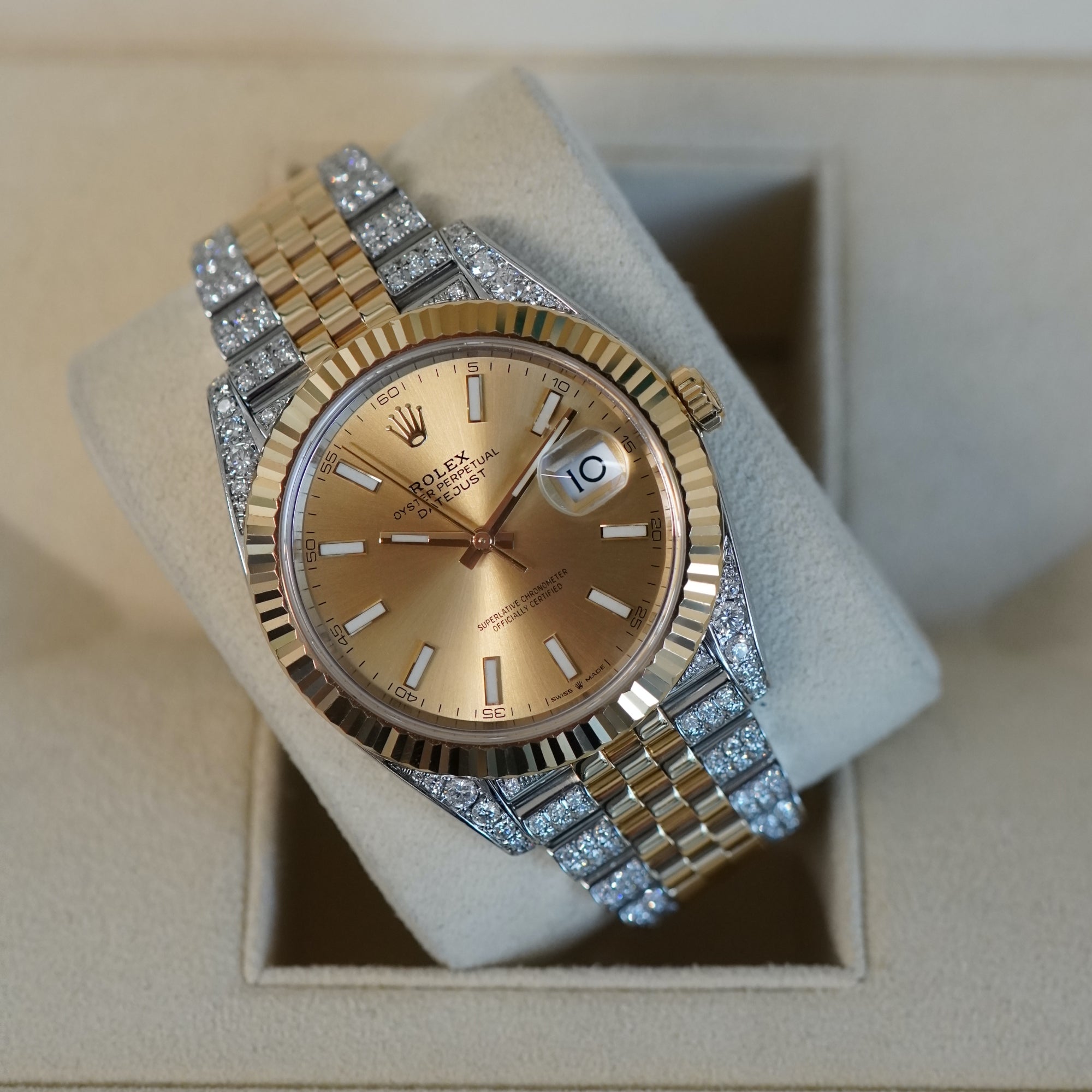 Rolex Datejust 41 Semi Iced