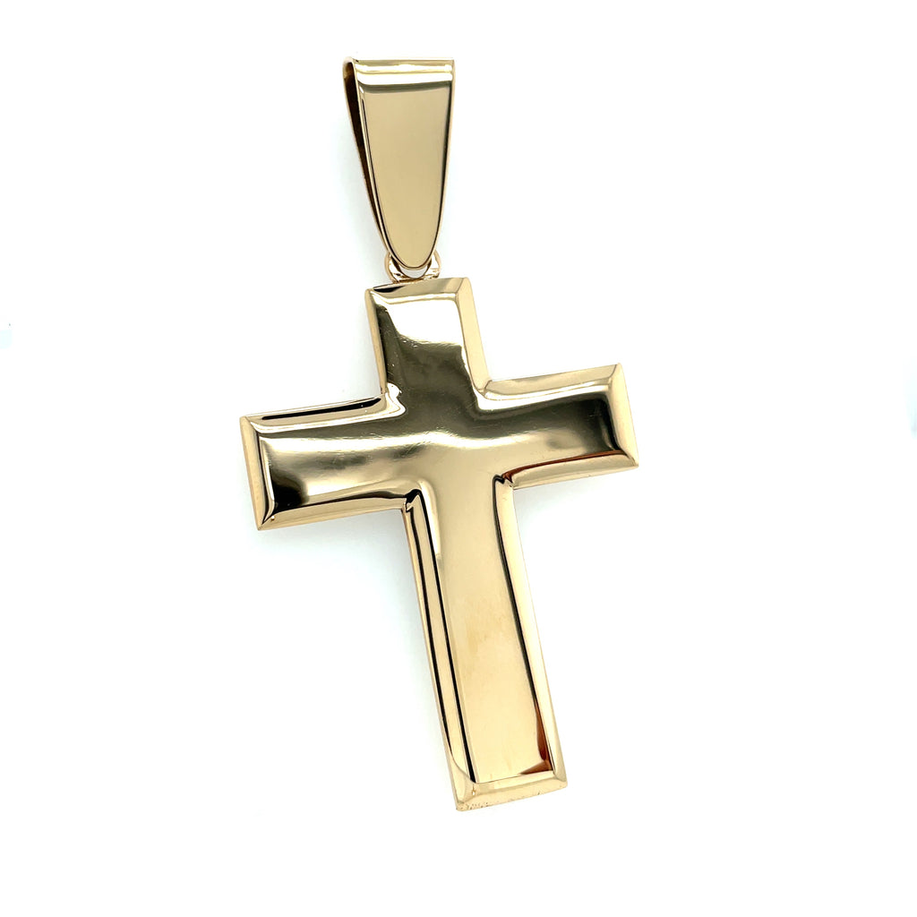 XL Gold Cross Pendant