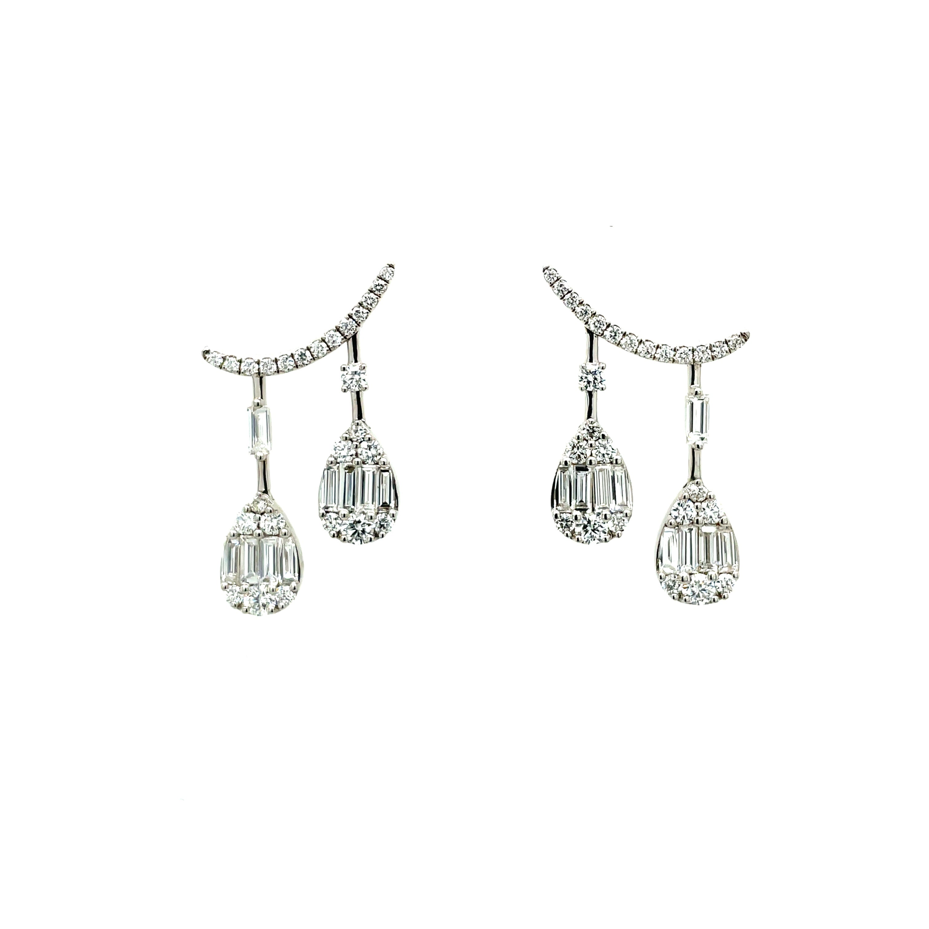 Diamond Teardrop Earrings