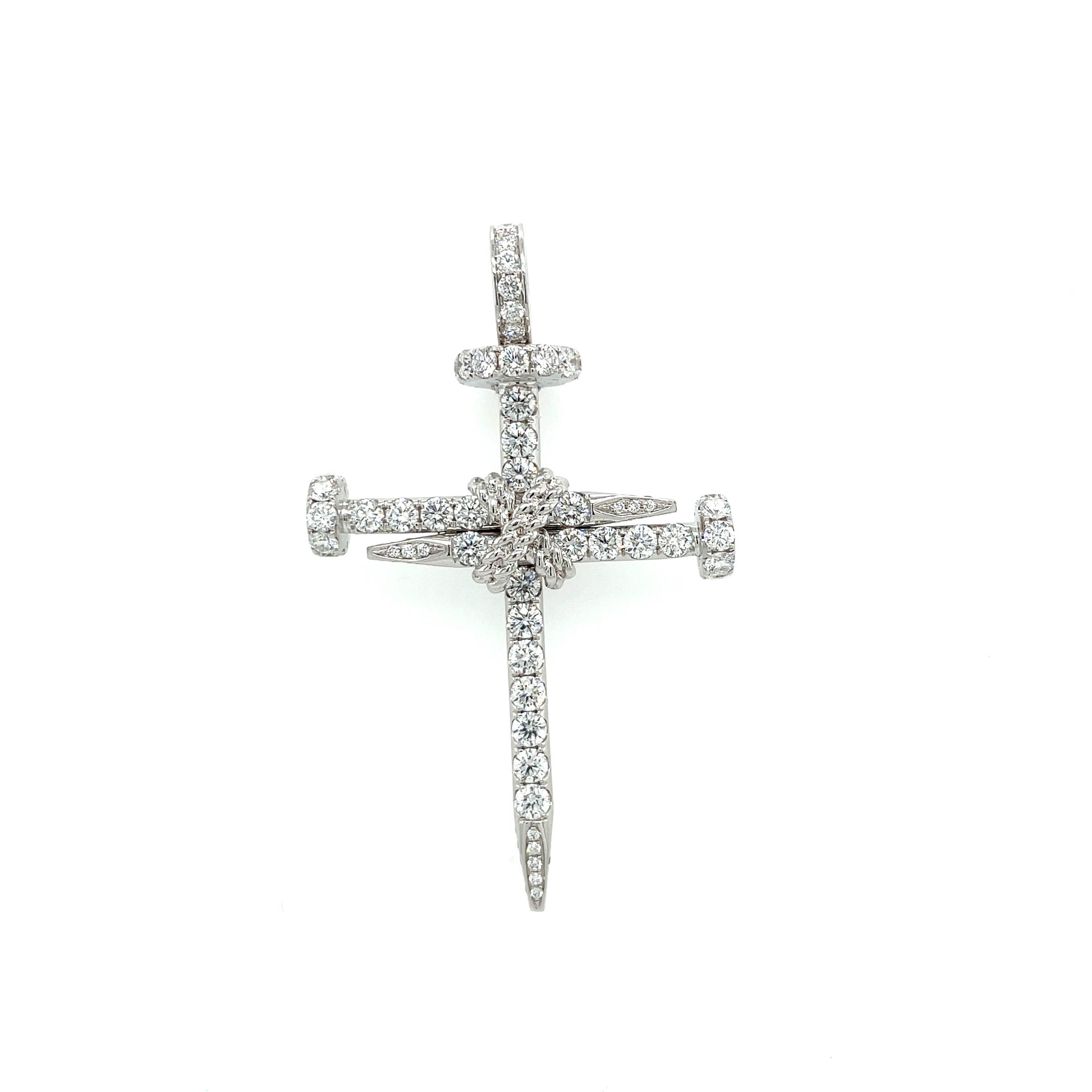 Diamond Nail Cross - Custom Order